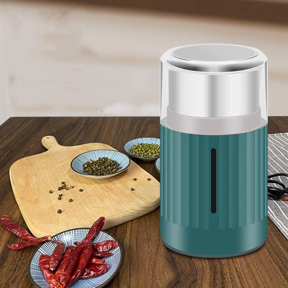 Premium Electric Coffee Grinder - Stainless Steel Blade, Portable & Quiet for Espresso, French Press, Drip - Perfect for Home, Office, Travel - 304 Stainless Steel Construction - Fast & Even Grinding for Fresh Coffee Every Morning