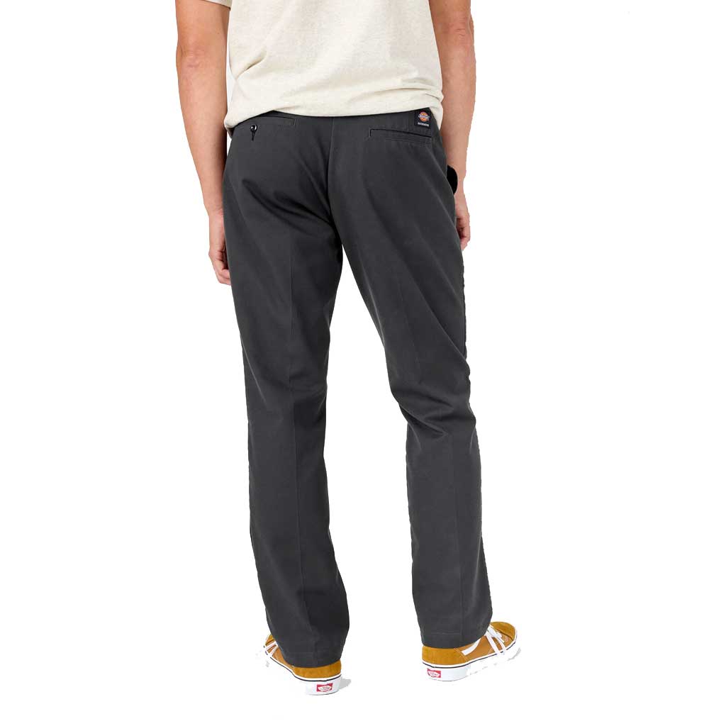 Dickies Slim STRT Work Pants for Men - Durable & Comfortable Black Workwear Pants for Construction, Warehouse & Outdoor Jobs