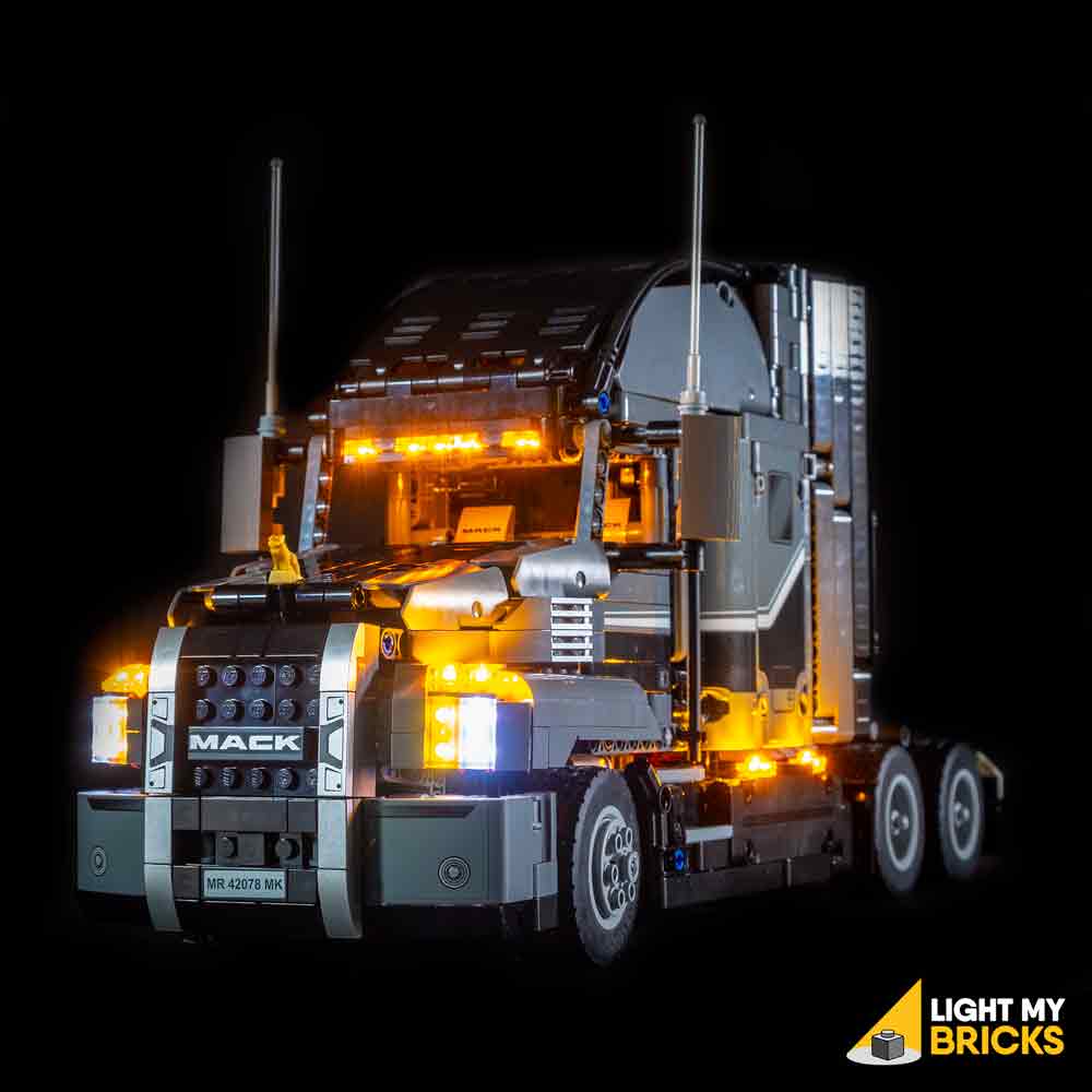 LEGO Mack Anthem #42078 1.0 Light Kit - LED Lighting Set for LEGO Trucks - Perfect for Night Displays & Model Showcases