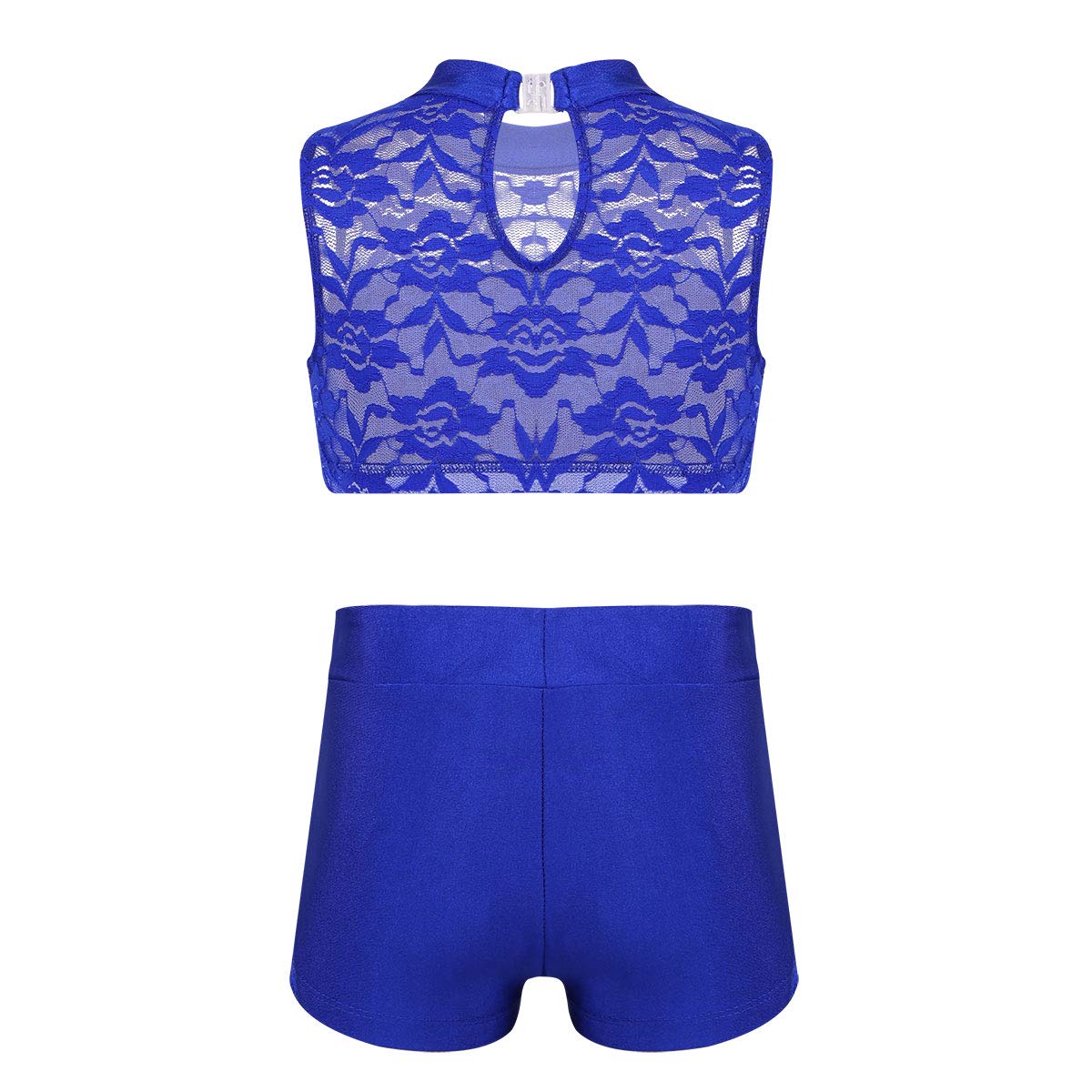 Girls' Sports Bra and Shorts Set - Breathable Workout Outfit for Gymnastics, Ballet, Dance, Yoga & Swimming | Perfect for Active Kids' Sports and Playtime