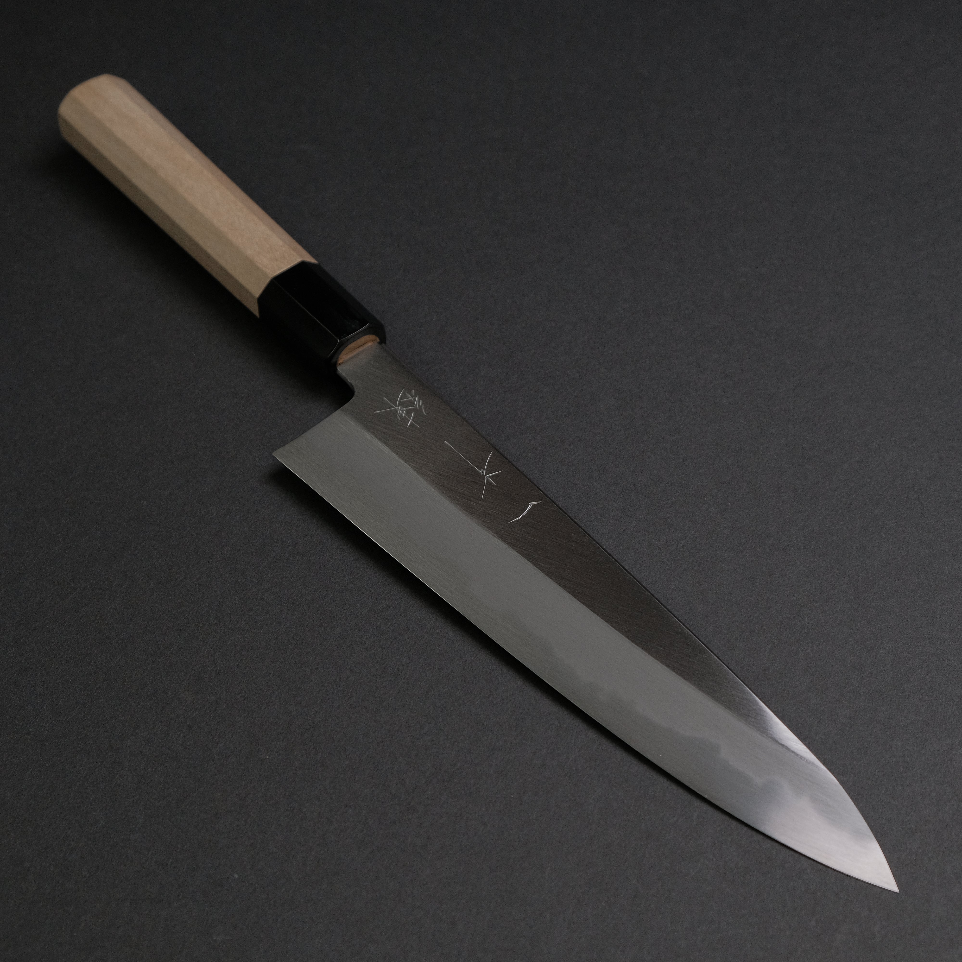 Hitohira Tanaka Ren White #2 Gyuto Japanese Chef Knife 210mm - Ho Wood Handle for Professional Chefs & Home Cooking - Perfect for Slicing, Dicing & Meat Cutting