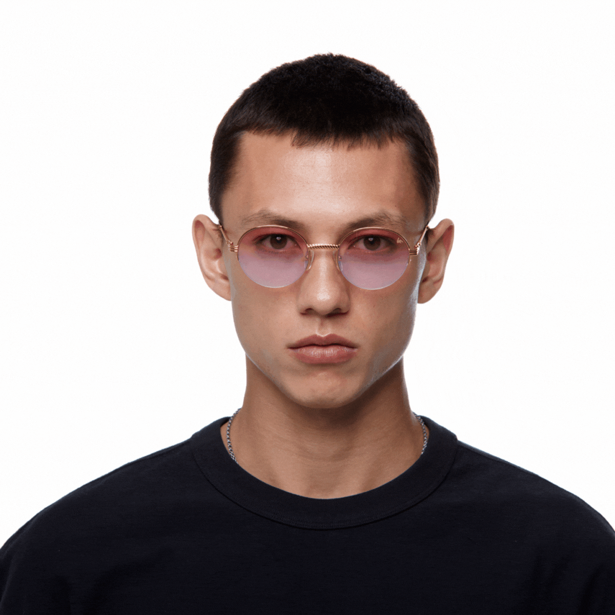 18KT Gold Half Rim Glasses Frame 508 - Premium Eyewear for Men & Women | Perfect for Reading, Fashion & Everyday Wear