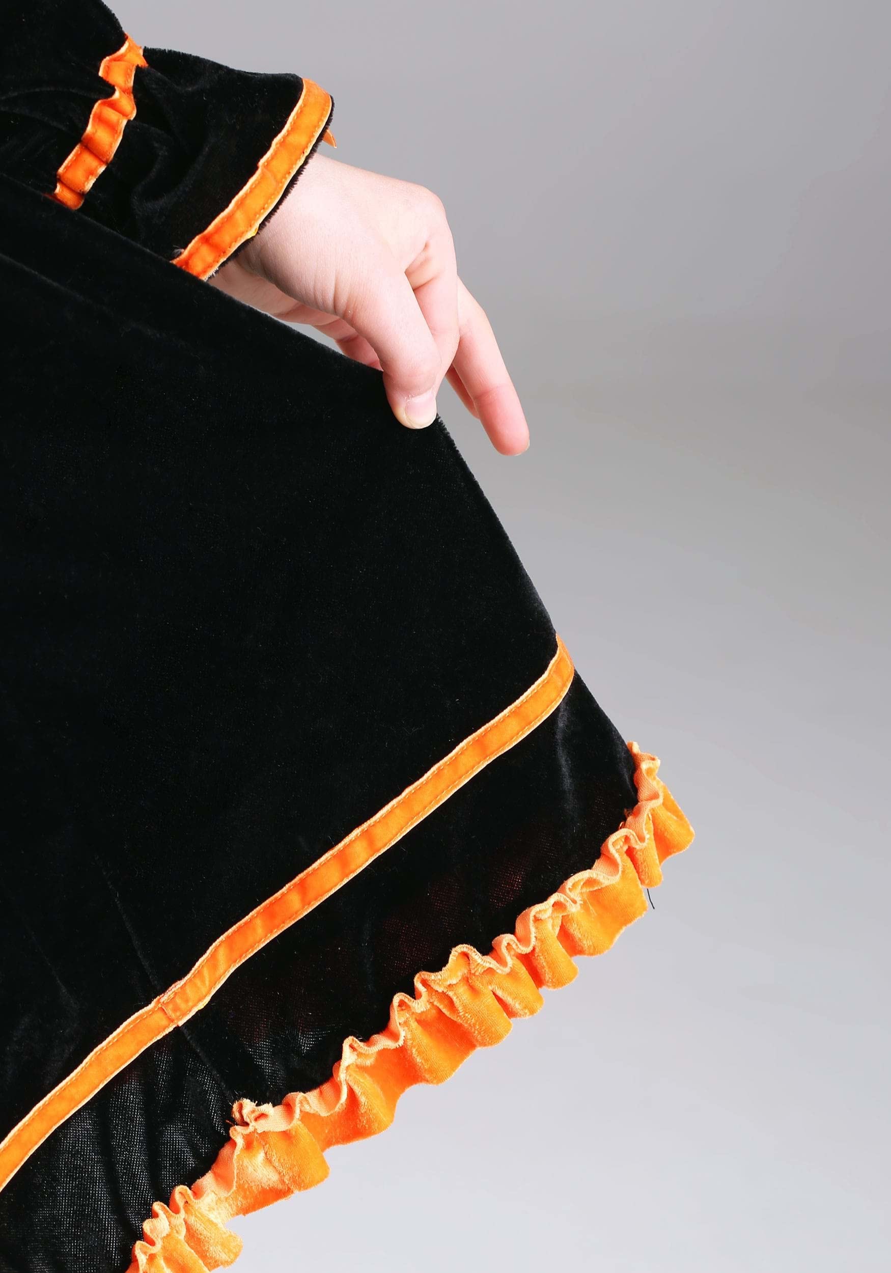 Girls Halloween Witch Costume - Orange Wicked Witch Dress for Kids | Halloween Party, Cosplay & Trick or Treat Outfit