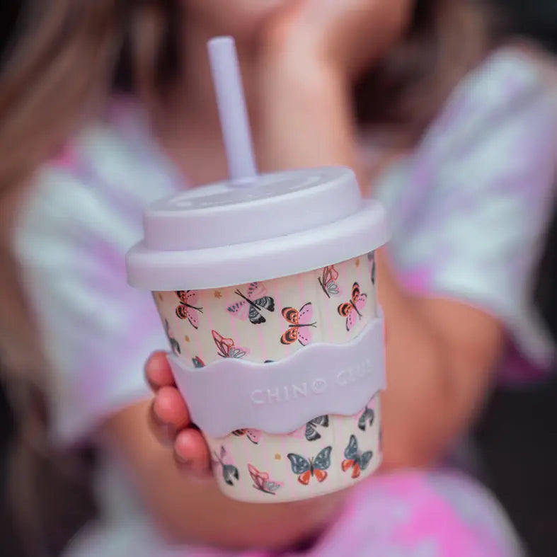 Butterfly Babyccino Cup 120ml - Cute Espresso Cup for Toddlers - Perfect for Kids' Tea Parties & Pretend Play
