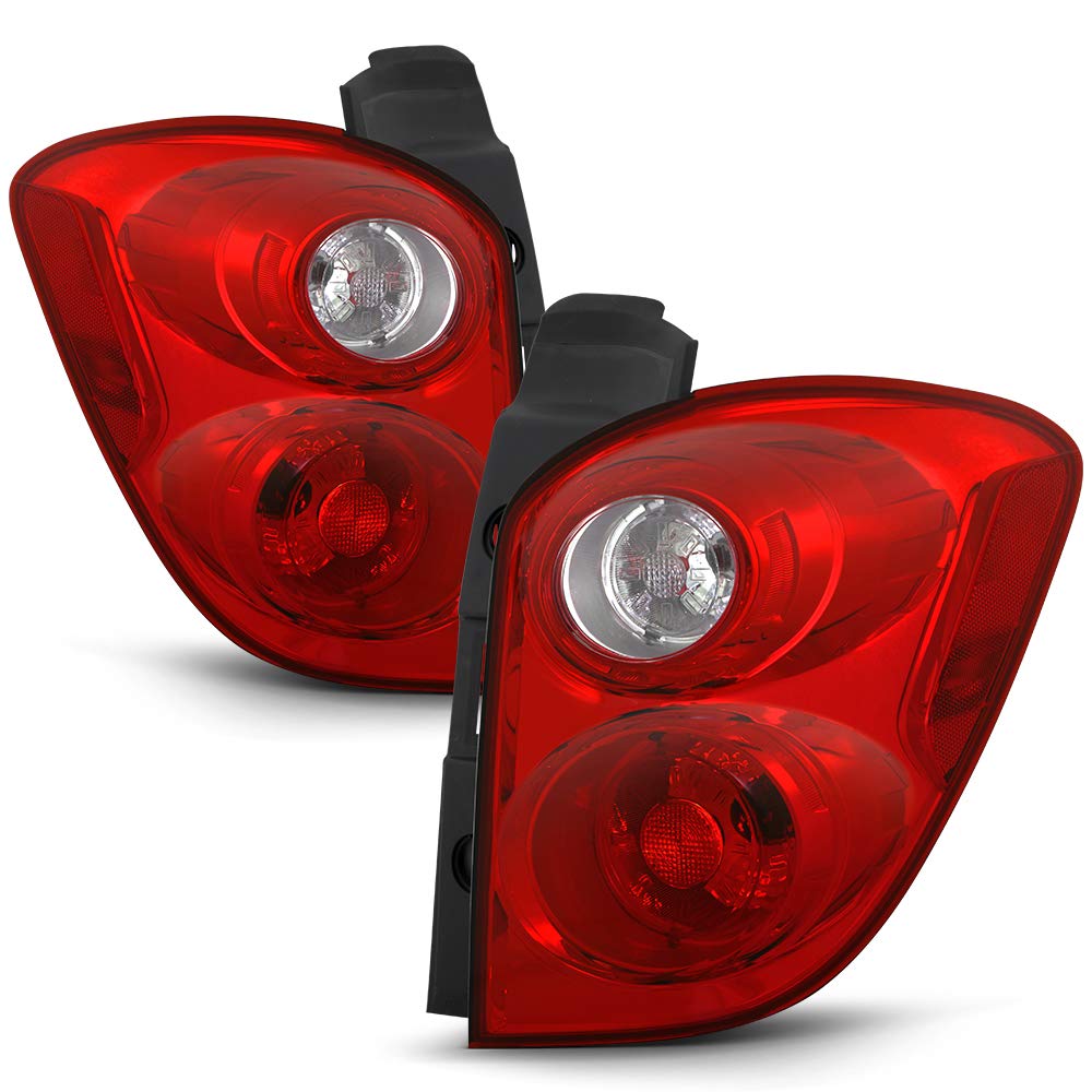 ACANII - OEM Style Tail Lights Brake Lamps Assembly Pair for 2010-2015 Chevy Equinox - Driver & Passenger Side Replacement - Perfect for Night Driving & Enhanced Safety