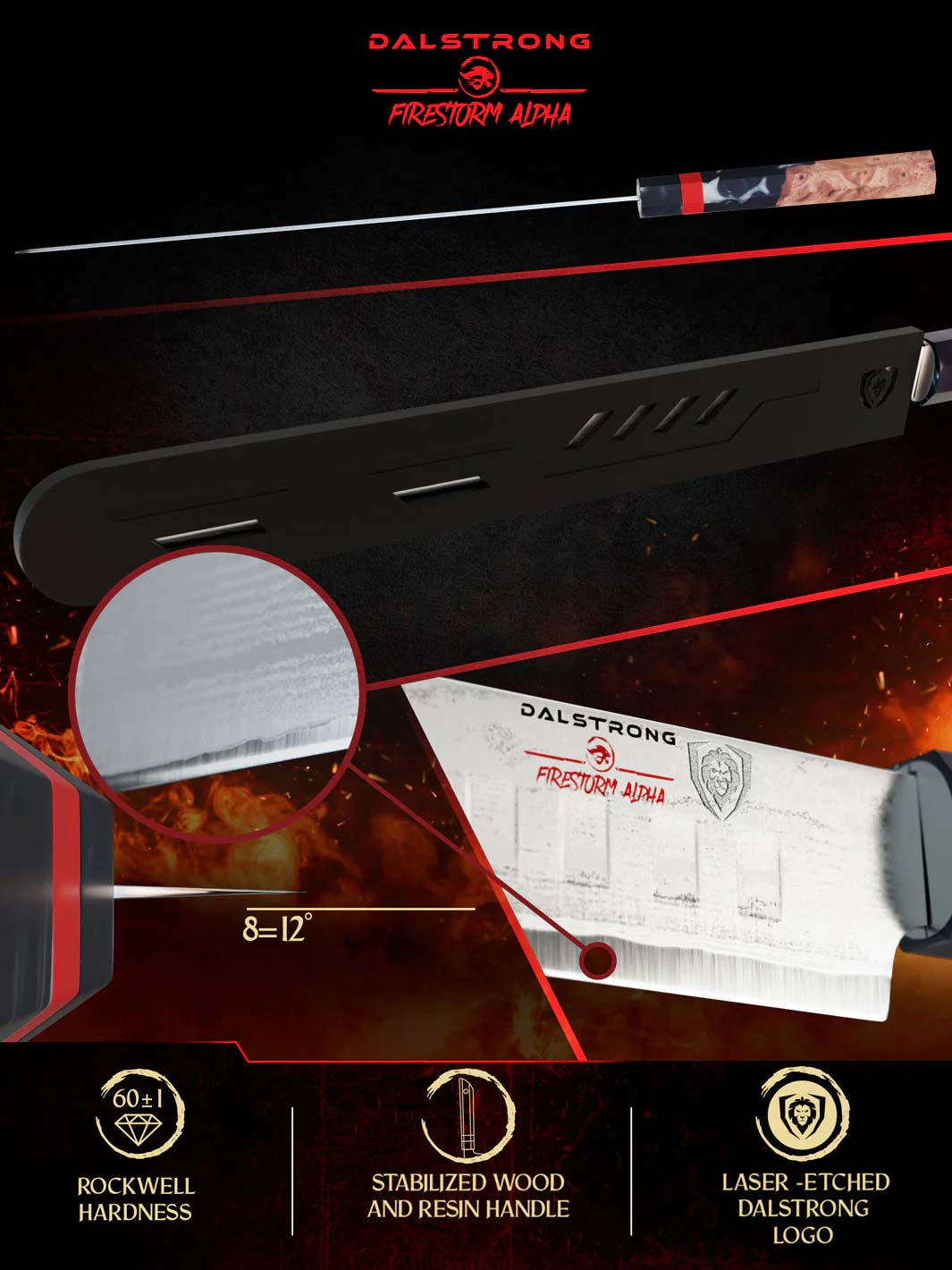 Dalstrong Firestorm Alpha Series 12