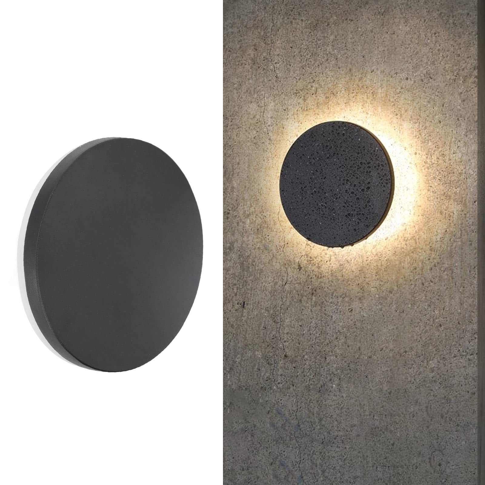 Haofy Outdoor LED Wall Light - Waterproof Wall Lamp for Home, Garden, Pathway, Yard, Porch & Garage - Decorative LED Wall Sconce Lighting Fixture for Wall Decor | Perfect for Patio, Entryway & Landscape Lighting