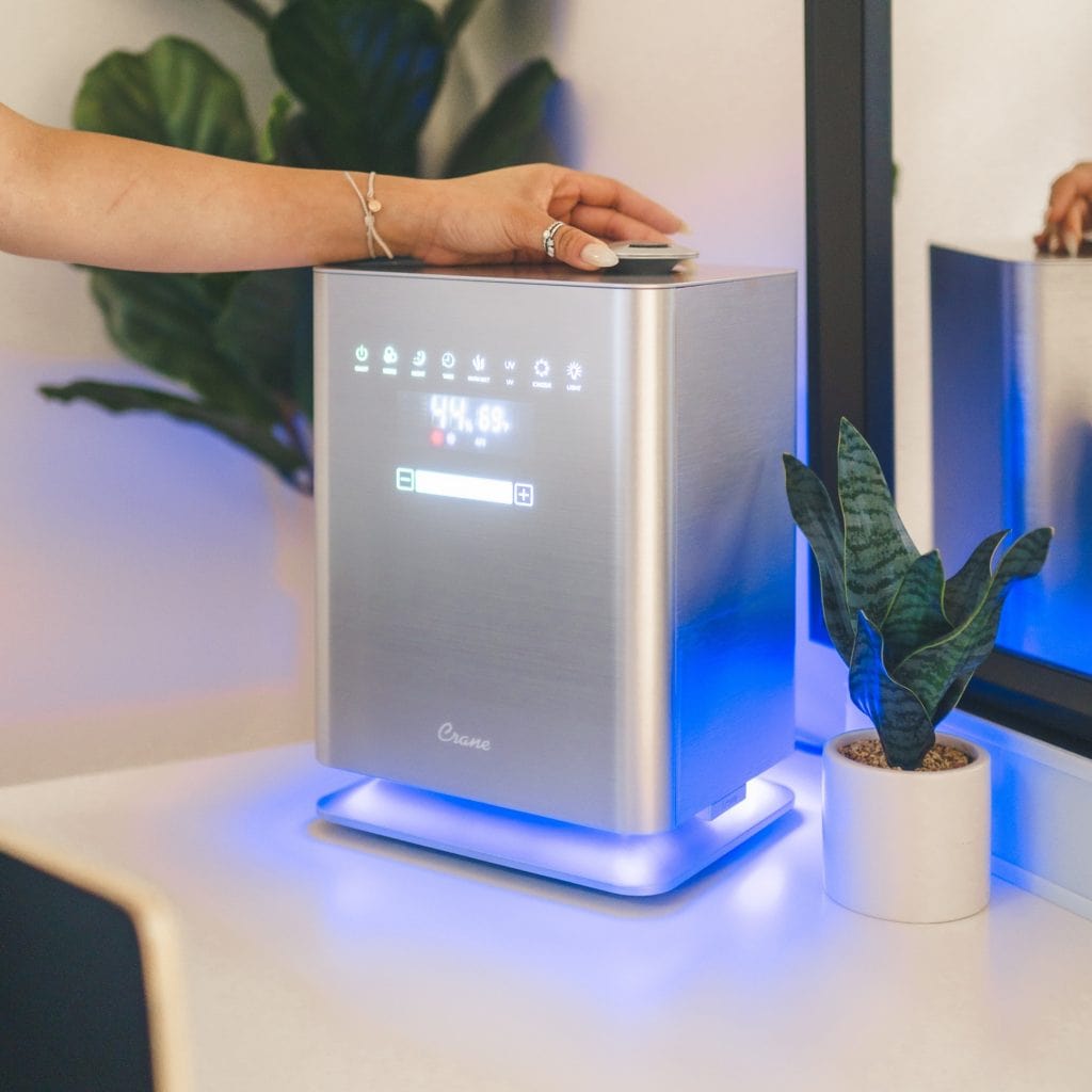 Premium Warm and Cool Mist Ultrasonic Humidifier with Digital Display - Perfect for Bedroom, Nursery, and Office Use