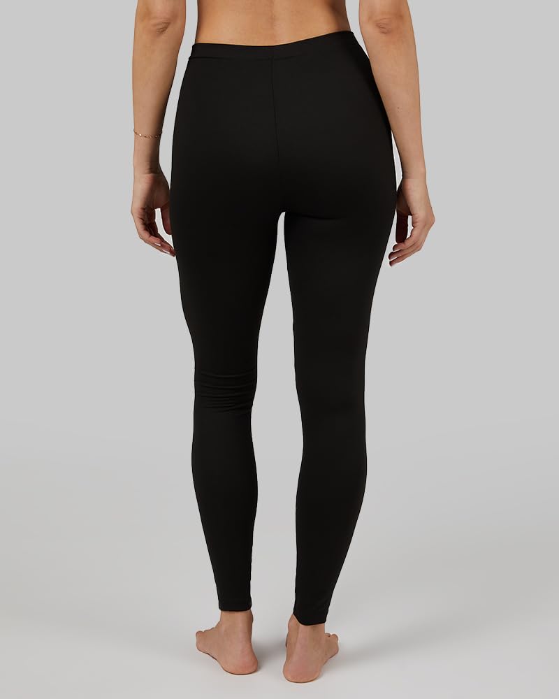 32 Degrees Heat Women's Lightweight Thermal Baselayer Leggings - 4-Way Stretch, Form Fitting for Yoga, Running & Winter Layering