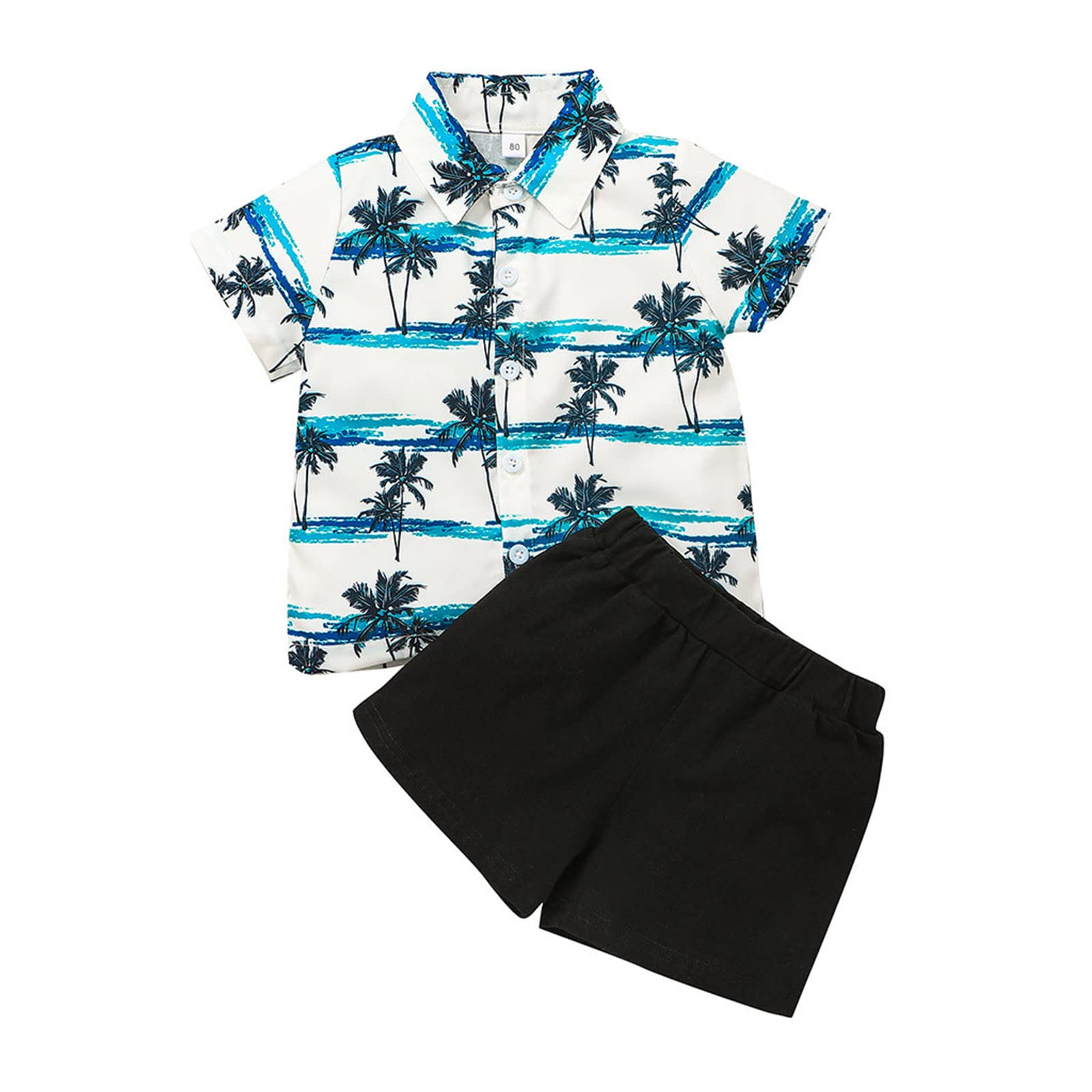 Boys Summer Outfits - Casual Shirt & Shorts Set for Toddlers - Playtime & Outdoor Fun