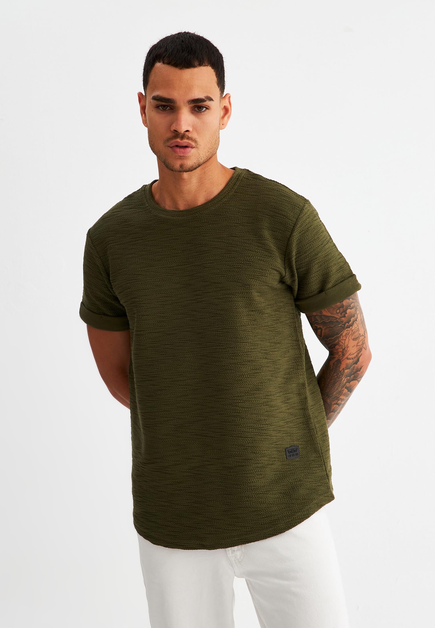 Leif Nelson Men's Athletic Performance T-Shirt - Moisture Wicking Quick Dry Workout Shirt, Breathable Slim Fit Short Sleeve Tee for Gym, Running & Outdoor Sports | Men's Activewear Top for Exercise & Casual Wear