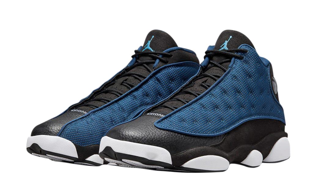 **Jordan Men's Air Retro 13 Sneakers - DJ5982-400 in Brave Blue - Size 7.5 - Perfect for Basketball, Streetwear & Casual Fashion**