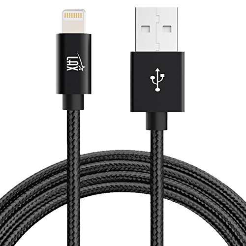 MFi Certified iPhone Charger Lightning Cable - Durable Braided USB Cord for iPhone 14/13/12/11/X/8, iPad & iPod | Fast Charging & Data Sync | Perfect for Home, Office & Travel
