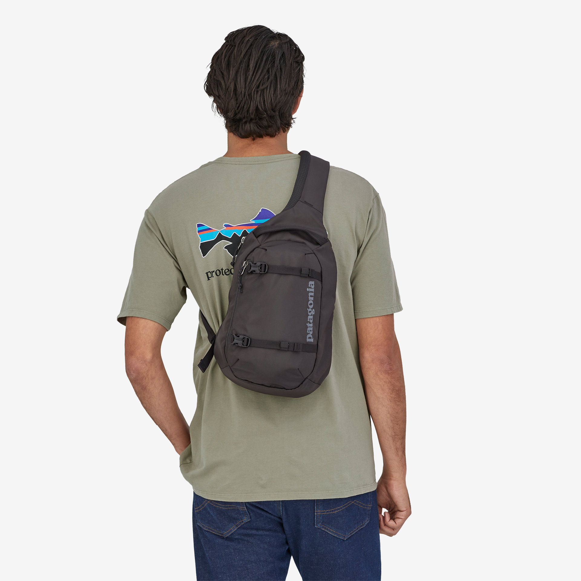 Atom Sling Bag 8L - Lightweight Crossbody Chest Shoulder Bag for Men & Women - Perfect for Travel, Hiking, Cycling & Everyday Use