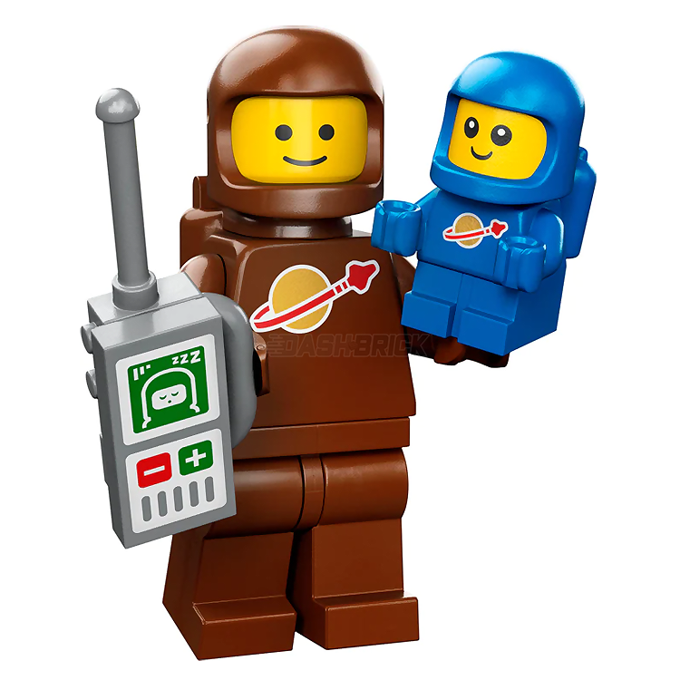 LEGO Collectible Minifigures Series 24 - Brown Astronaut & Space Baby (3/12) | Rare Limited Edition Space-Themed Building Blocks for Kids & Adult Collectors | Perfect for Display, Gifts & Creative Play