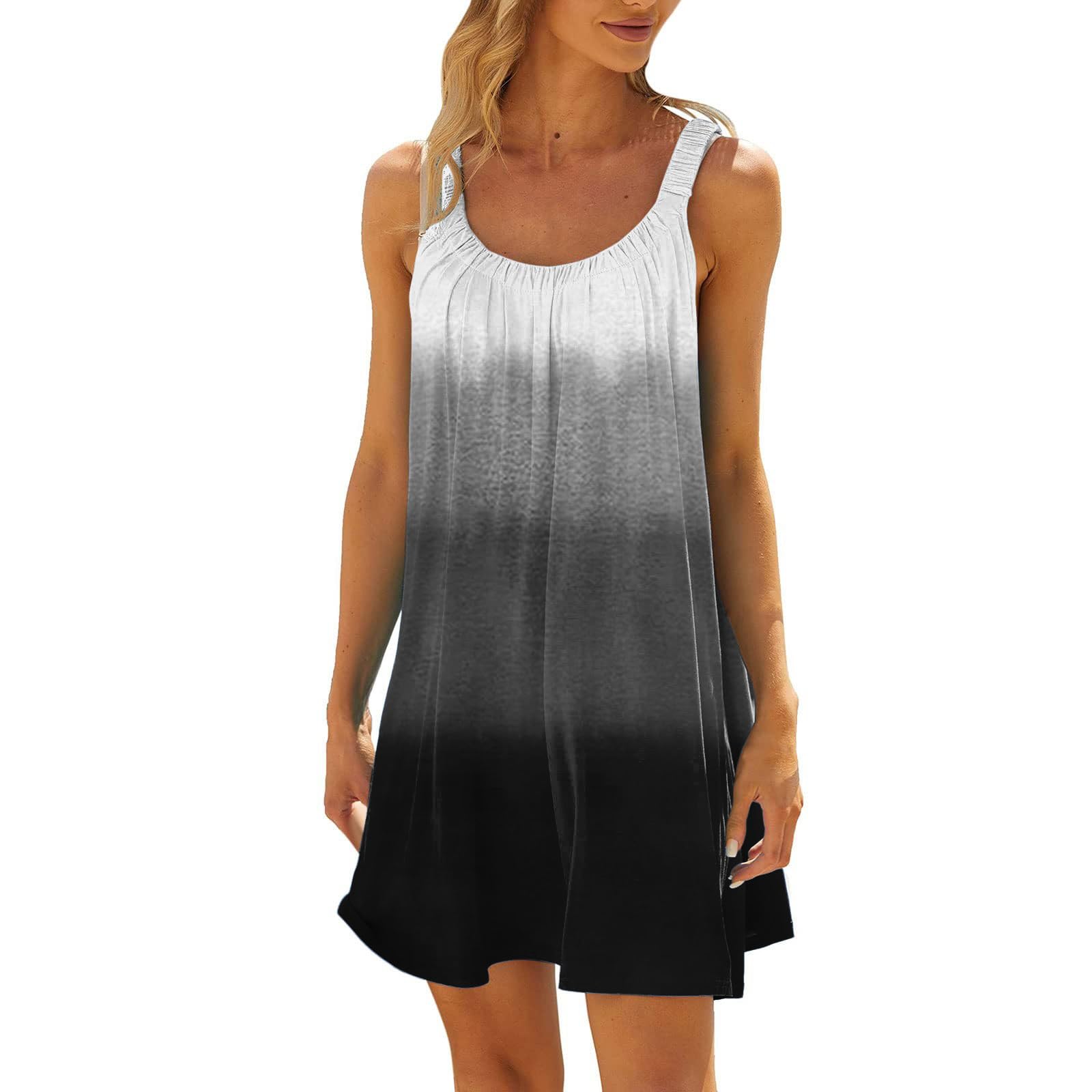 Women's Summer Dresses - Casual Beach Cover Ups, Sundress & Bikini Beachwear for Vacation | Halter Short Dresses for Pool, Beach Party & Tropical Getaways