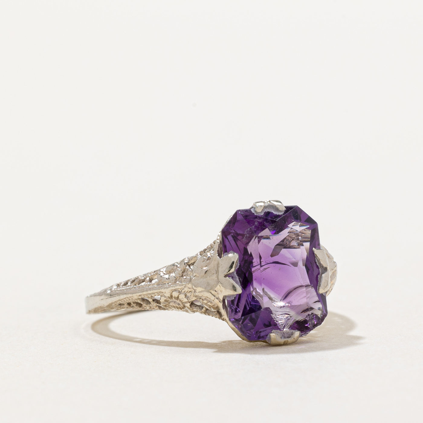 2.86ct Amethyst Cocktail Ring for Women - Size 6 | Elegant Purple Gemstone Statement Ring for Parties, Weddings & Evening Events