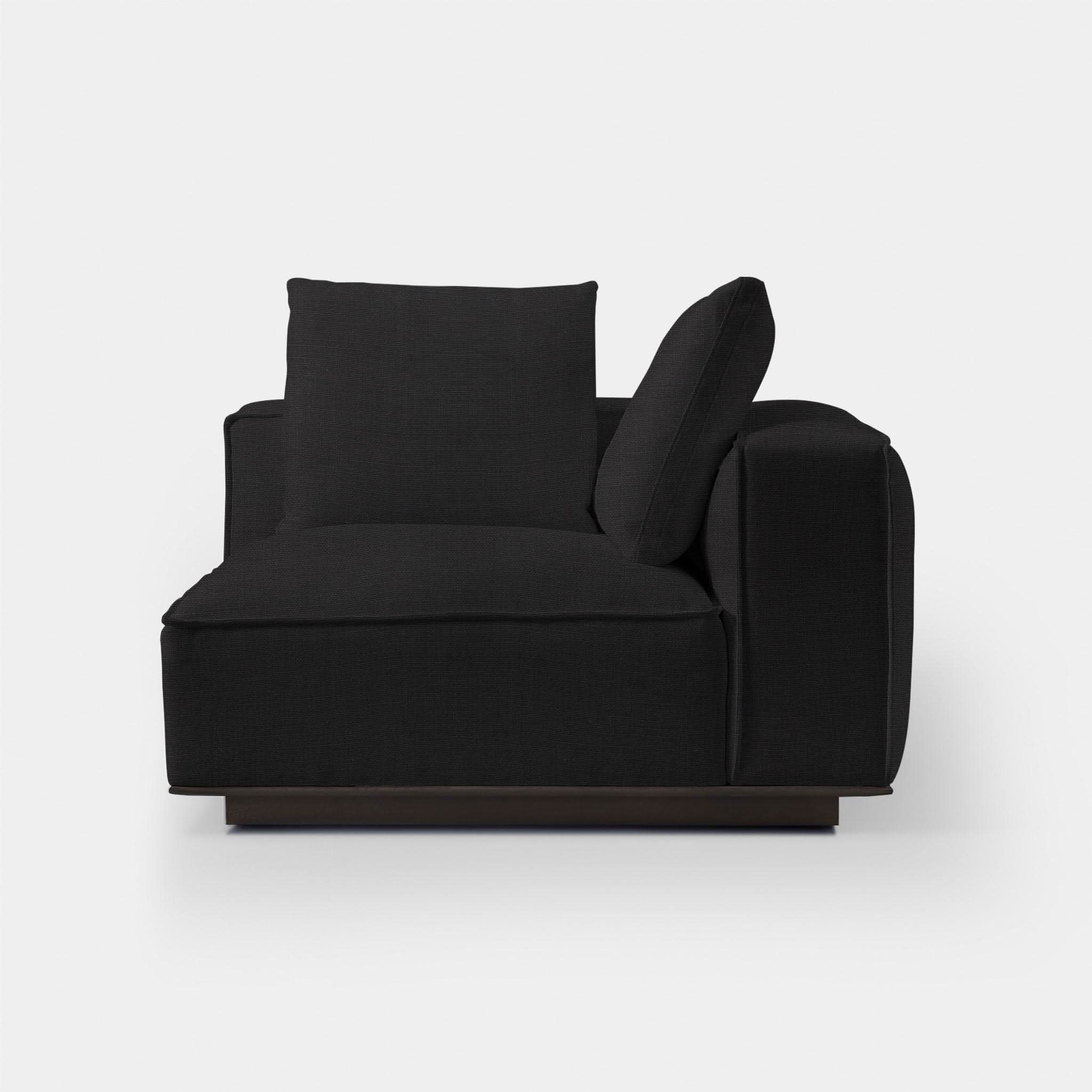 Stylish Santorini Corner Right Sectional Sofa - Perfect for Living Room, Lounge & Small Spaces
