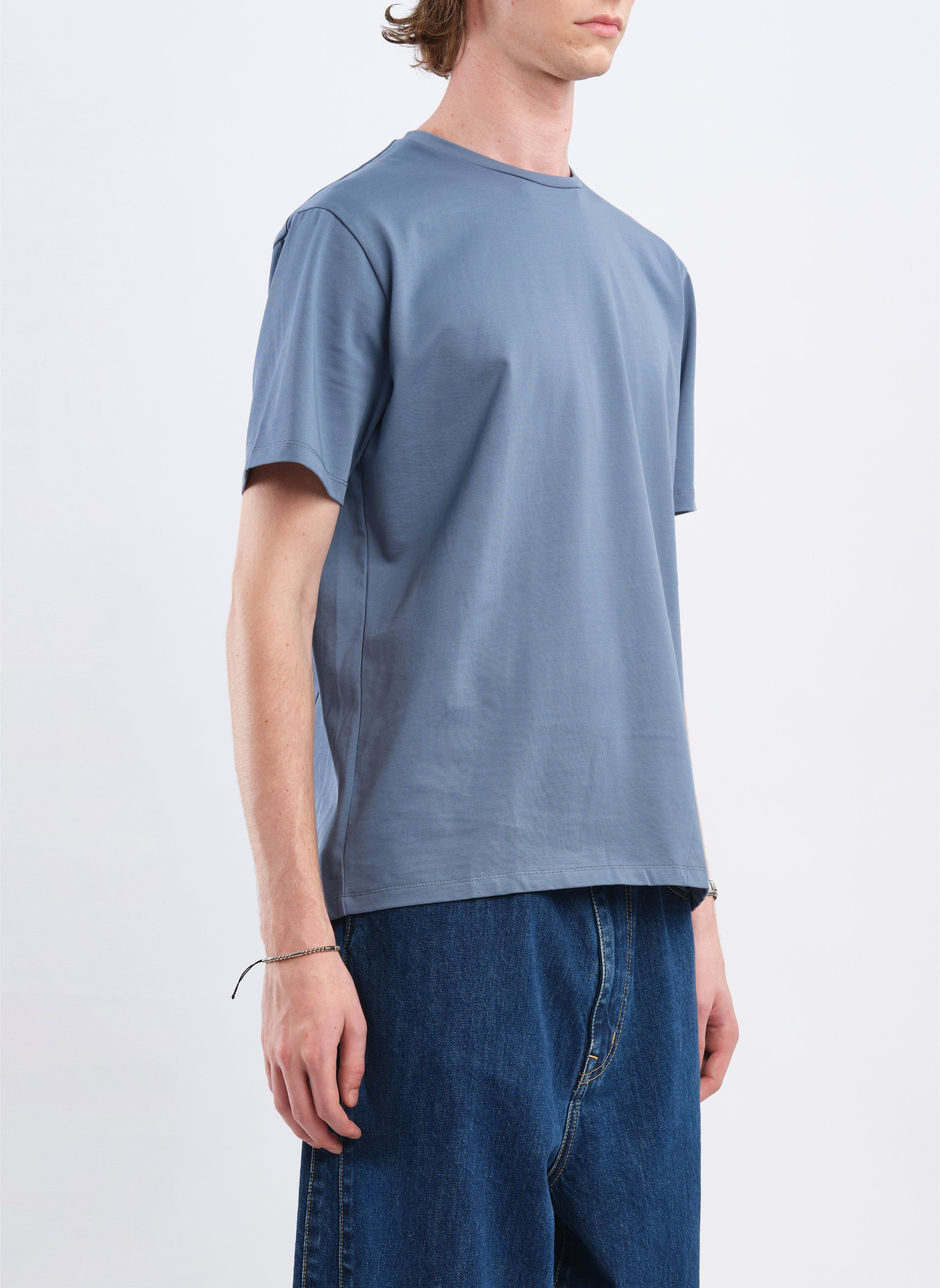 Premium Mercerized Cotton T-Shirt (T01) - Soft Breathable Men's Casual Tee for Everyday Wear & Gym Workouts