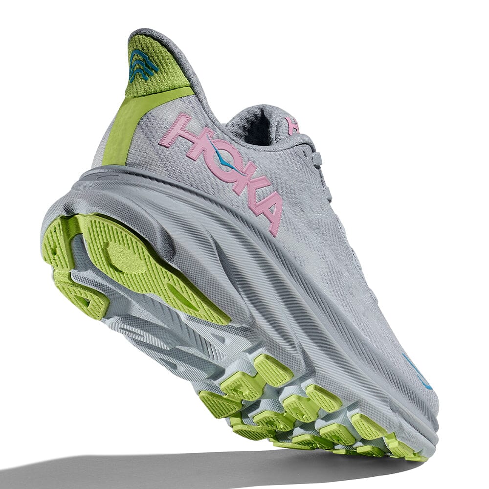 Hoka Women's Clifton 9 Wide Running Shoes - Lightweight Cushioned Sneakers for Road Running, Jogging & Walking - Comfortable Athletic Shoes for Women with Arch Support