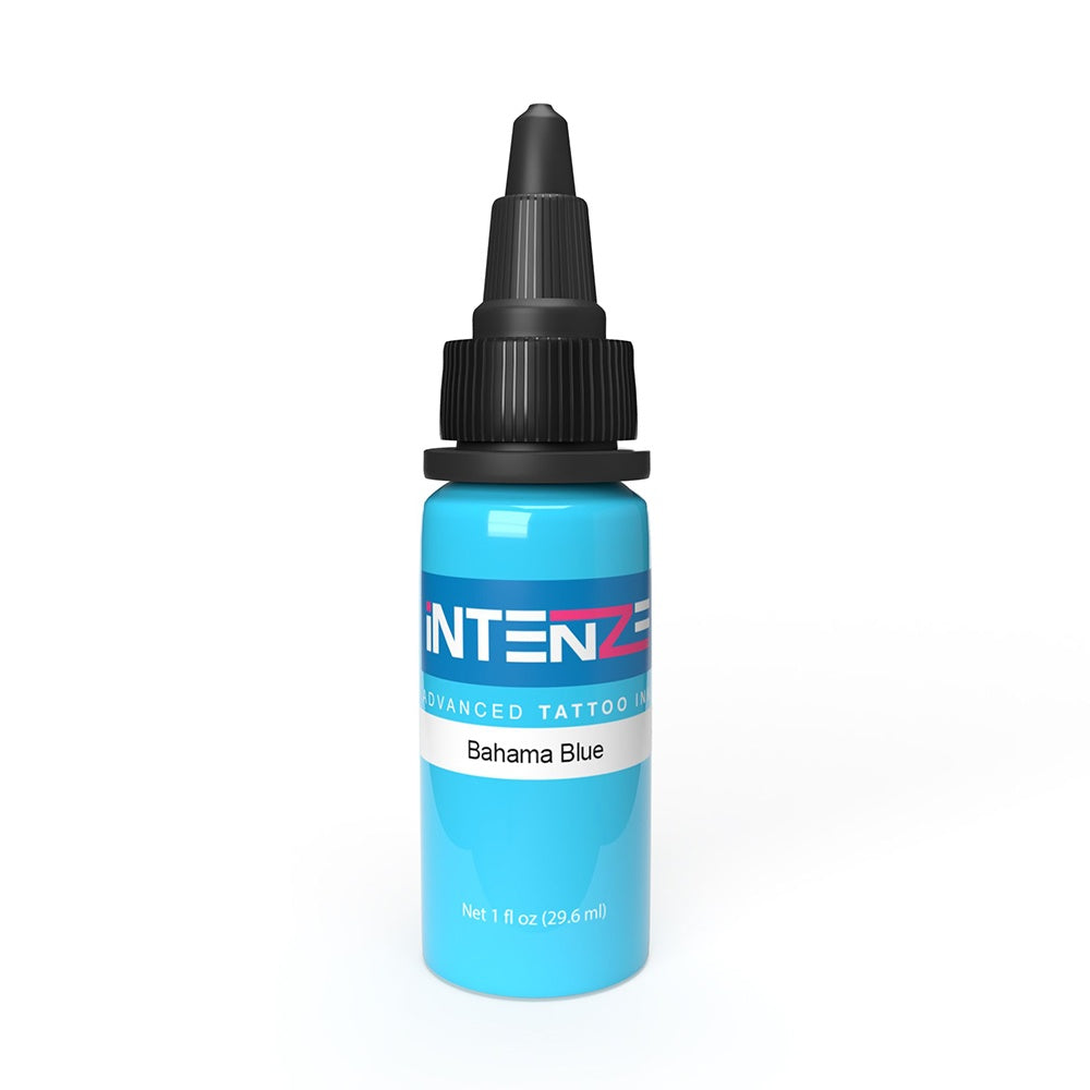 Bahama Blue Tattoo Ink by Intenze - Professional Tattoo Supplies for Artists - Choose Your Size - Perfect for Tattoo Shops, Body Art & Permanent Makeup