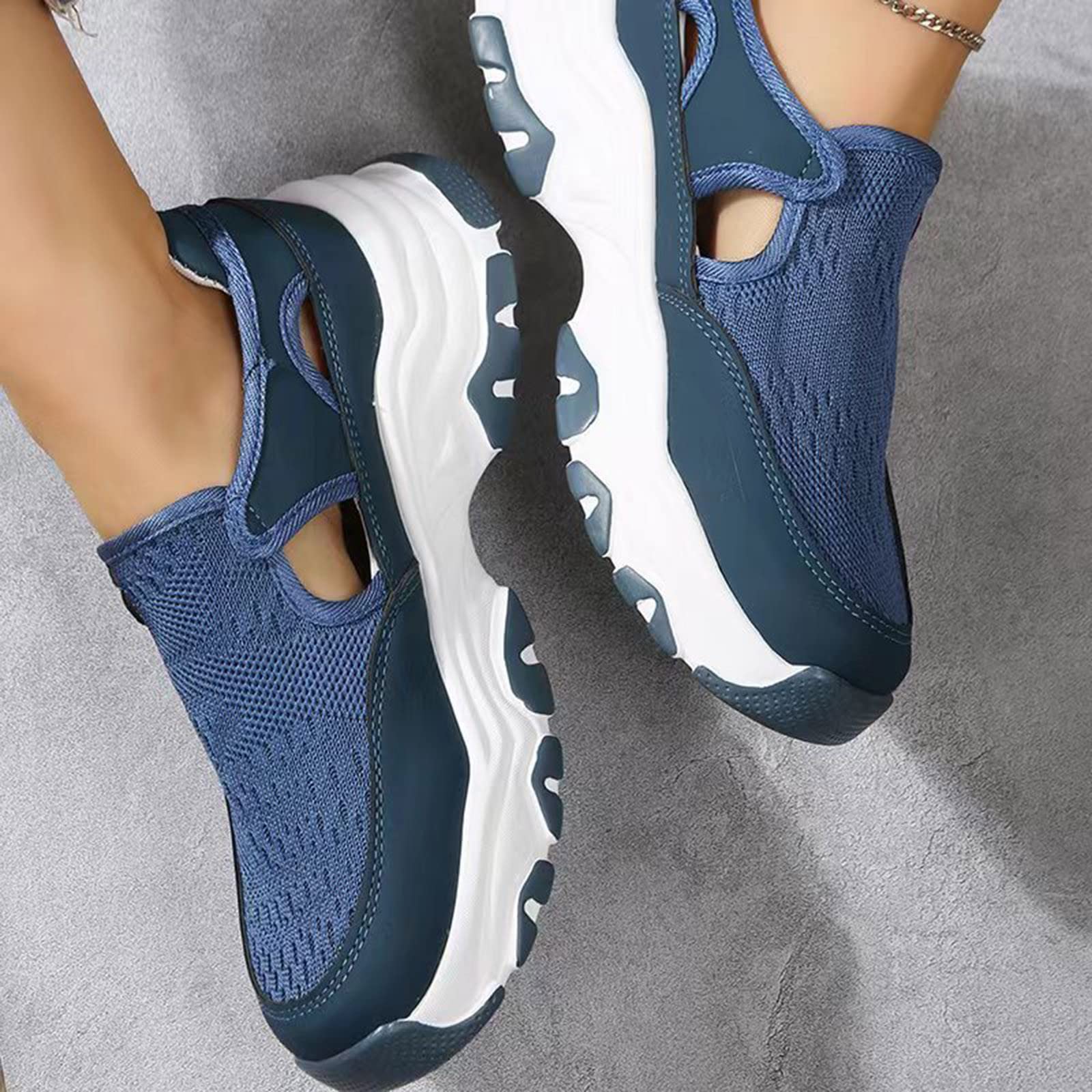 Women's Black Leather Trainers - Lightweight Hiking & Gym Sneakers for Running, Walking, Jogging & Football | Durable Workout Shoes for Women | Perfect for Outdoor Activities, Gym Training & Casual Wear