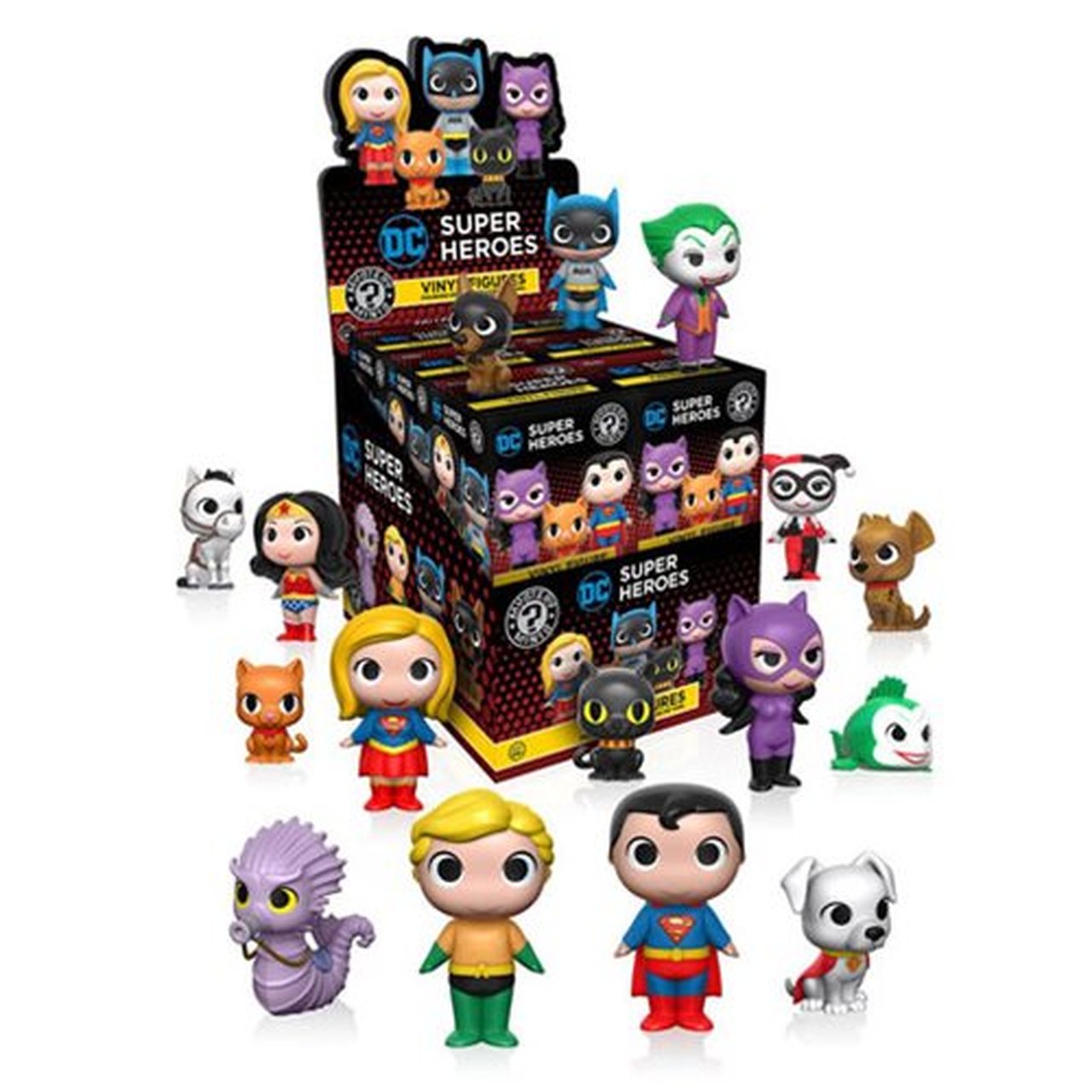 DC Heroes and Pets Mystery Minis Blind Box - Collectible Vinyl Figures for DC Comics Fans - Perfect for Gifts, Display & Surprise Unboxing Fun