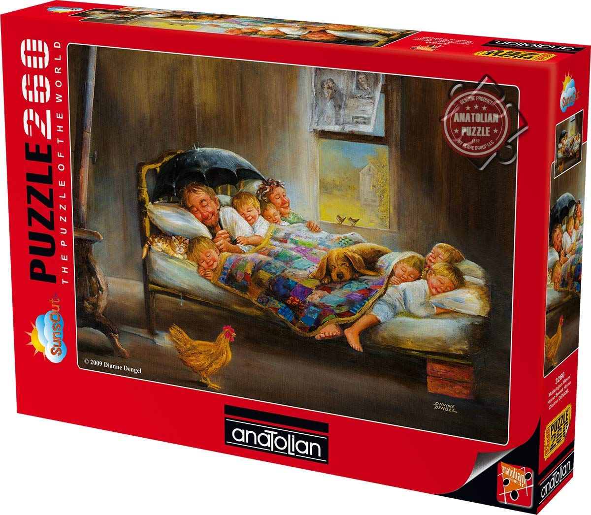 Anatolian Puzzle - Home Sweet Home 260 Piece Jigsaw Puzzle #3260 | Family Game Night, Home Decor, Stress Relief Activity