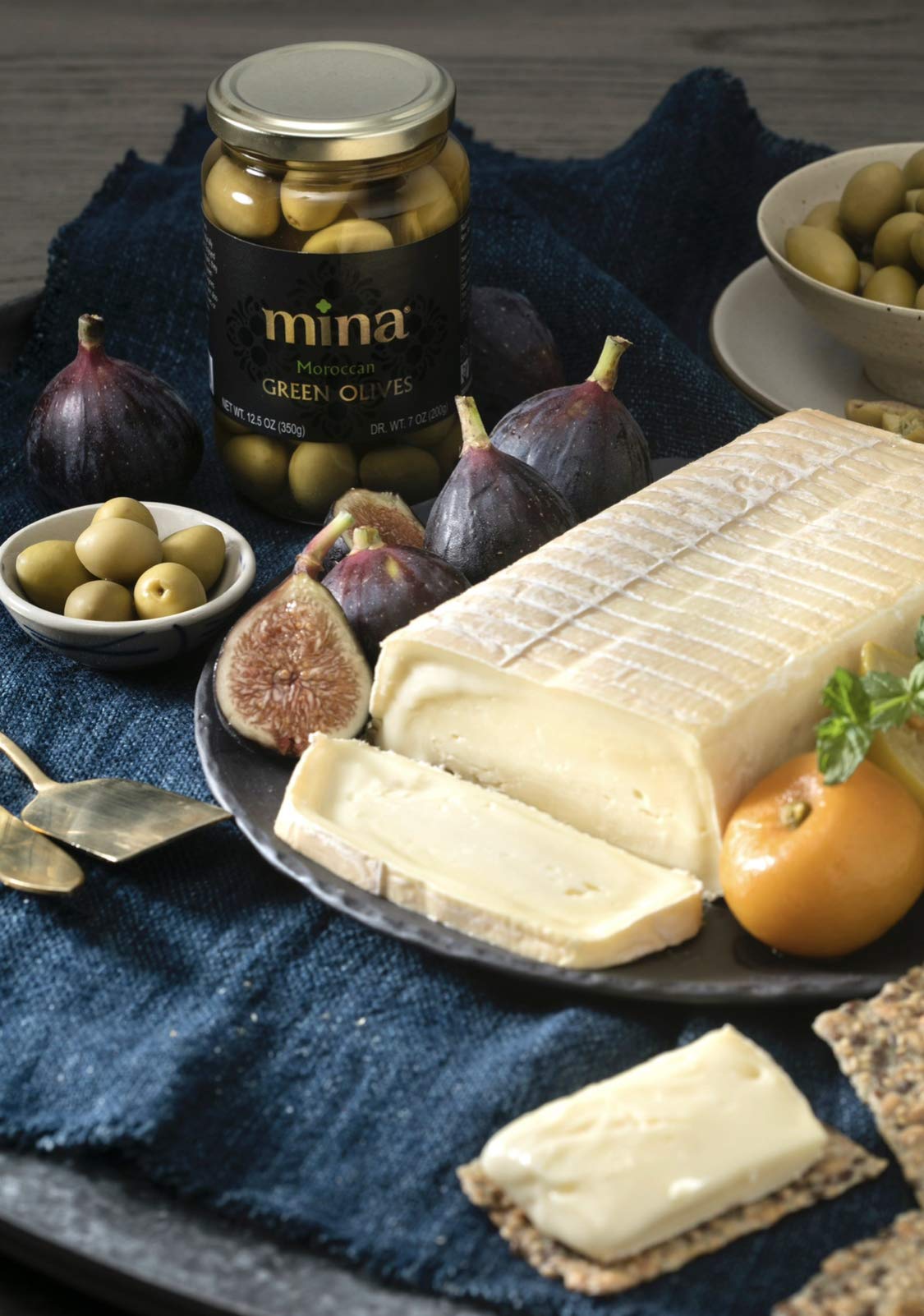 Premium Moroccan Green Olives - Hand Picked, Naturally Cured | 12.5 oz Jar | Vegan, Gluten Free, Non-GMO, Keto & Paleo Friendly Snack | Perfect for Charcuterie Boards, Salads & Healthy Snacking