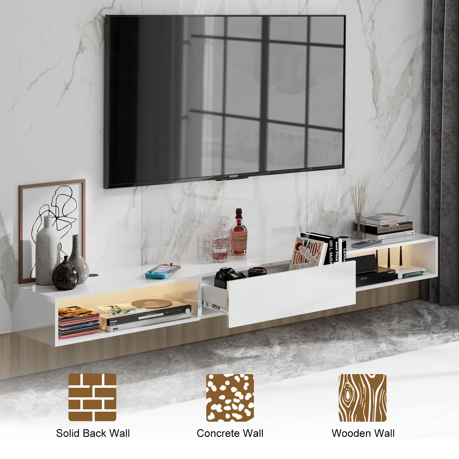Modern Floating TV Stand 88