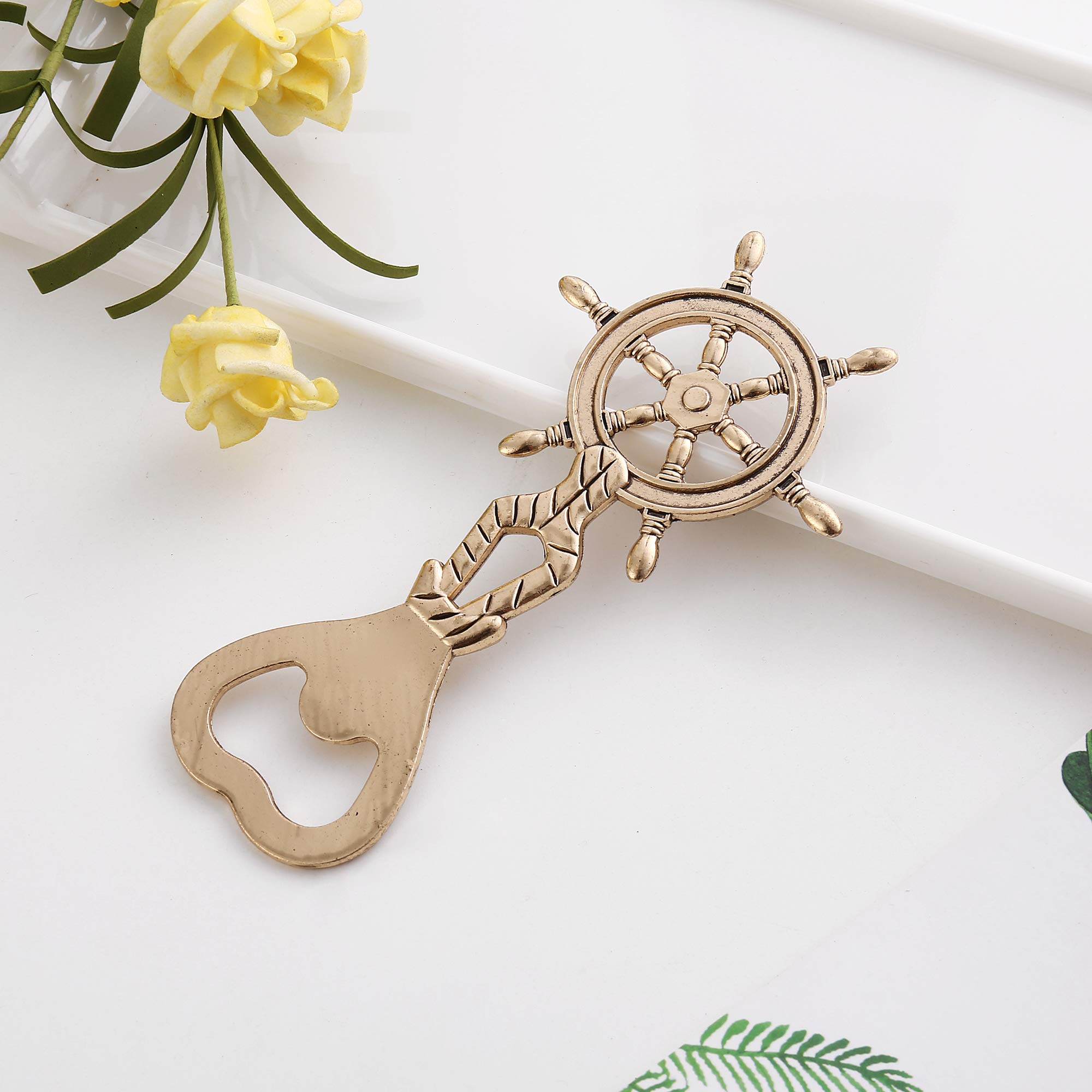 Rudder Bottle Opener - Nautical Beer Opener for Boaters - Sailor Birthday Gift - Nautical Decor Accessories in Gift Box - Perfect for Boating, Sailing, and Beach Parties