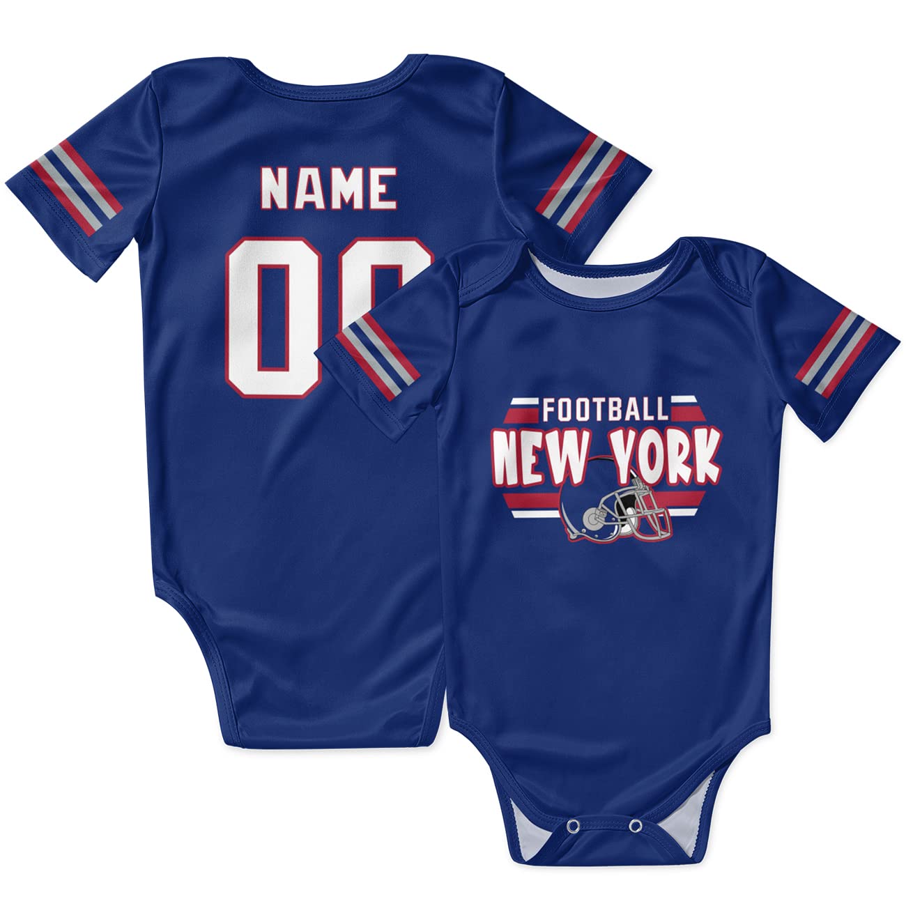 Custom Name & Number Baby Clothes - Personalized Kids & Toddler Apparel | Sports Fan Gifts for Infants | Perfect for Birthdays, Team Events & Family Photos