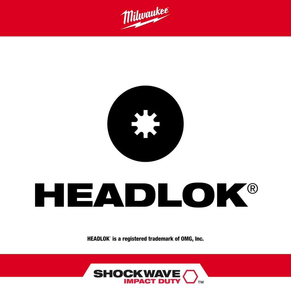 Milwaukee SHOCKWAVE 2-Piece Impact Duty Hex Bit Insert Set - High Performance Screwdriver Bits for Drills & Impact Drivers - Perfect for Construction, Automotive & DIY Projects