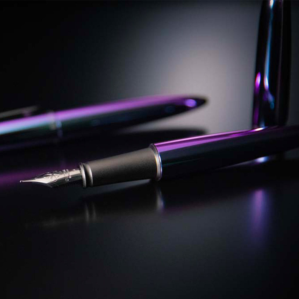 Diplomat Aero Funky Petrol Fountain Pen - Premium German Writing Instrument for Collectors & Professionals - Perfect for Office, Journaling & Gift Giving