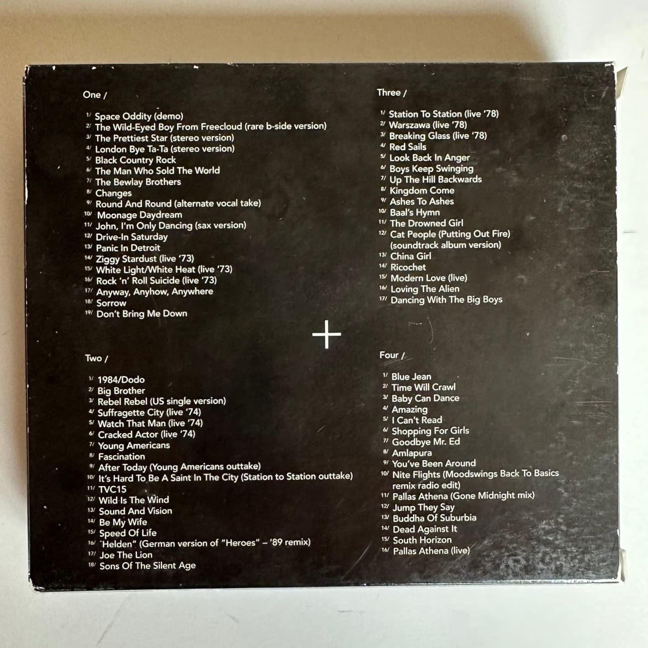 David Bowie Sound & Vision 4-CD Box Set (2014 Reissue RP2 462377) - Limited Edition Collector's Item for Music Lovers & Bowie Fans