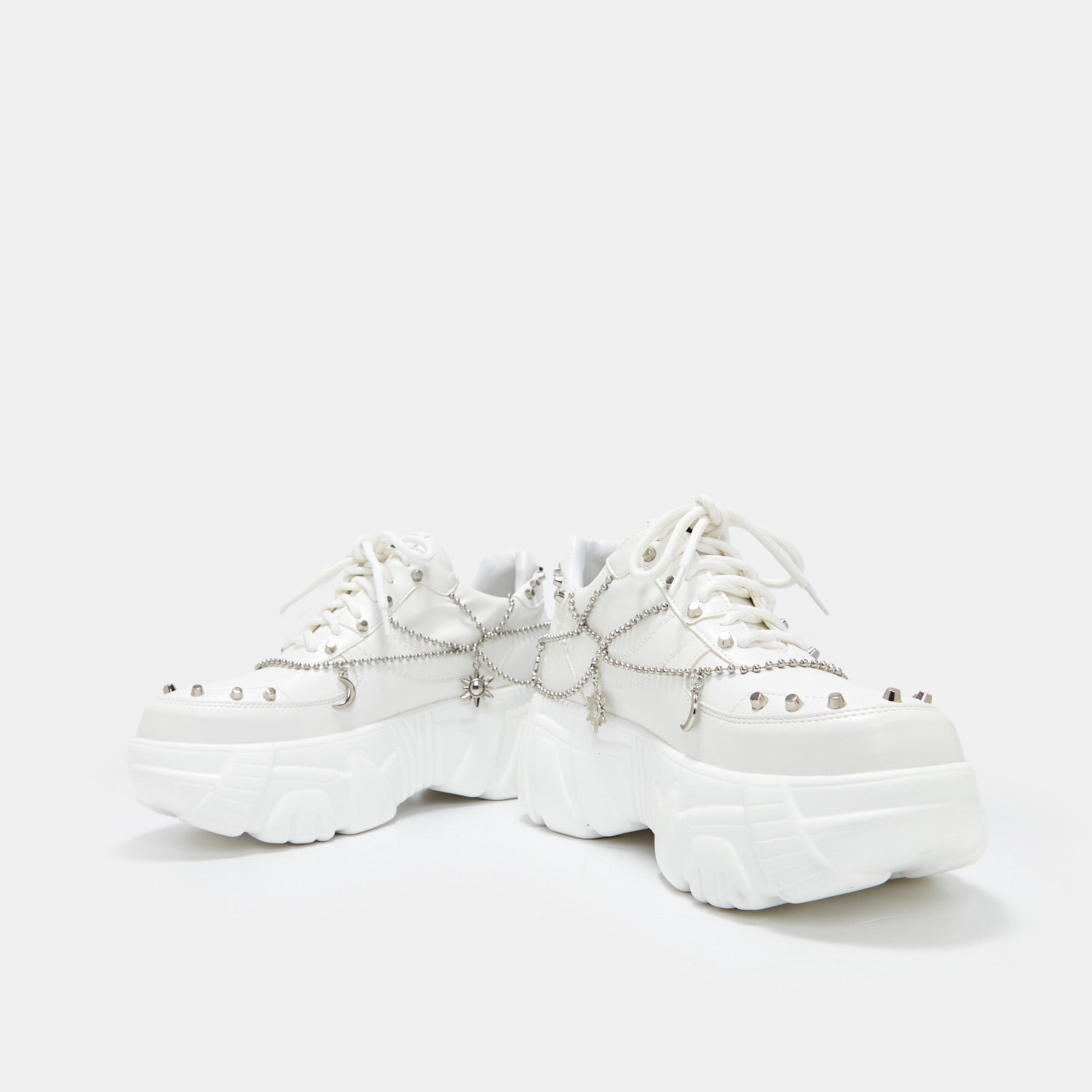Jinx White Mystic Charm Sneakers - Stylish Women's Fashion Trainers for Running, Gym & Casual Wear