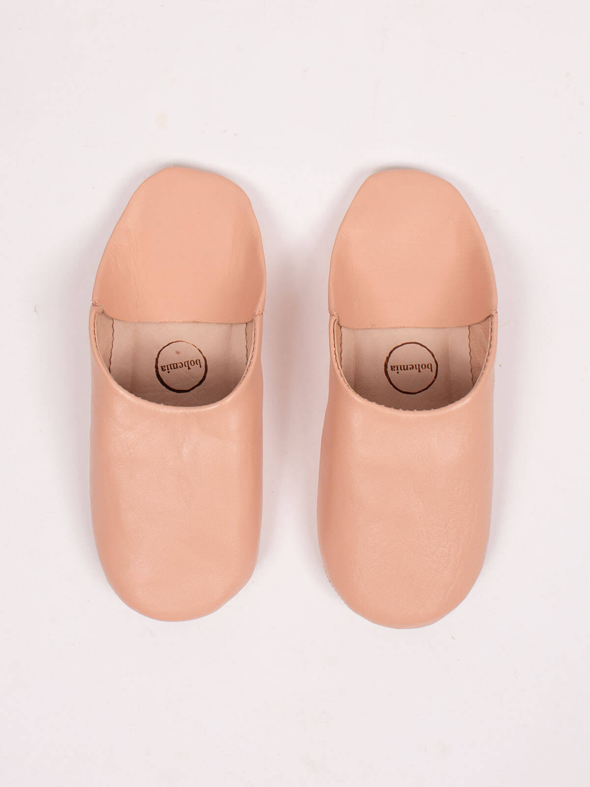 Moroccan Babouche Slippers for Women - Soft Ballet Pink Leather House Shoes | Comfortable & Stylish for Home, Lounge & Indoor Wear