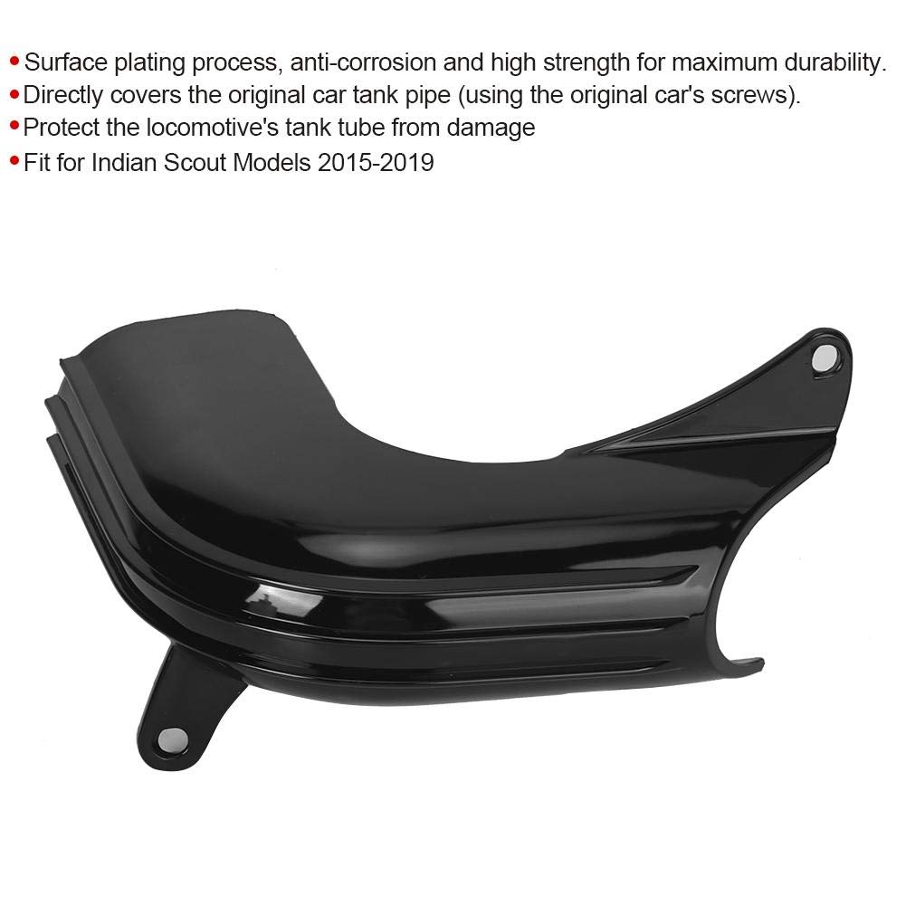 Motorcycle Coolant Hose Cover - Black Decorative Accessory for Indian Models 2015-2019 | Engine Protection & Custom Styling Upgrade