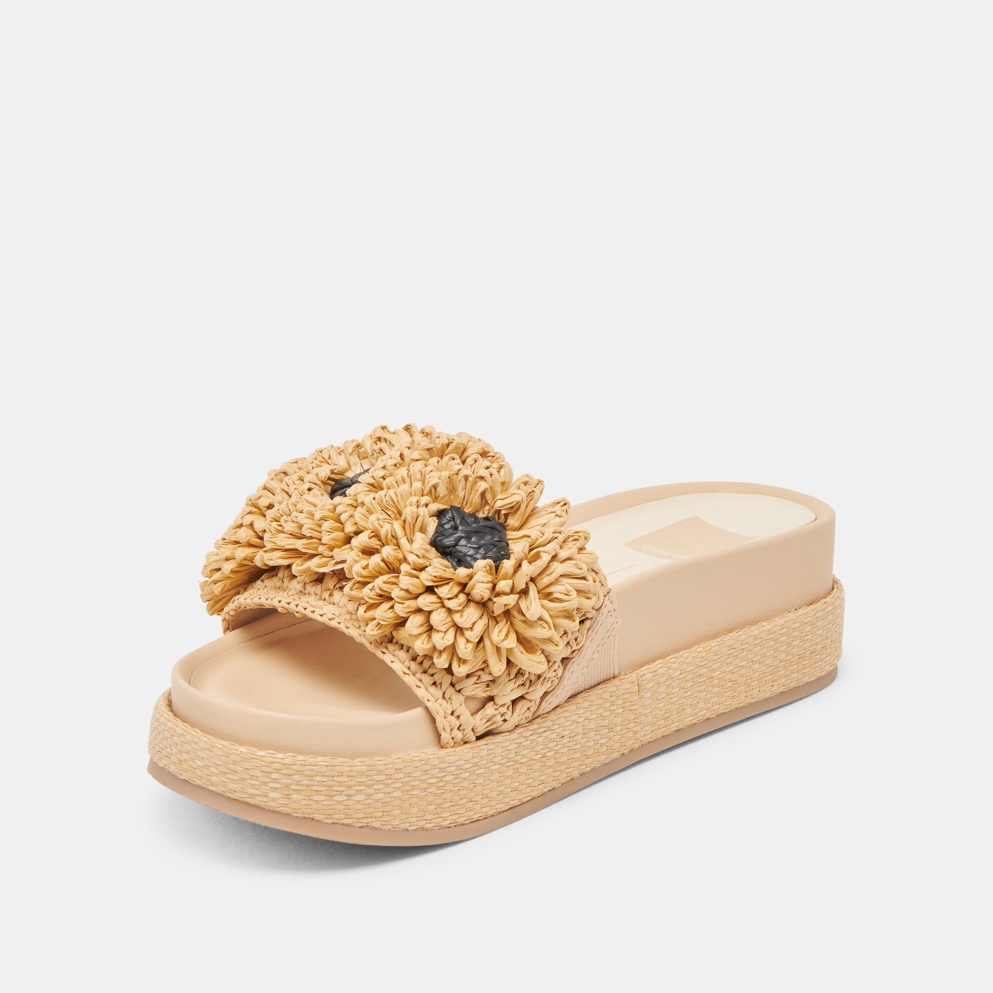 SIDONA Women's Flower Sandals - Lightweight Natural Raffia Summer Beach Sandals for Women | Comfortable Casual Walking Shoes for Vacation, Pool, and Outdoor Activities