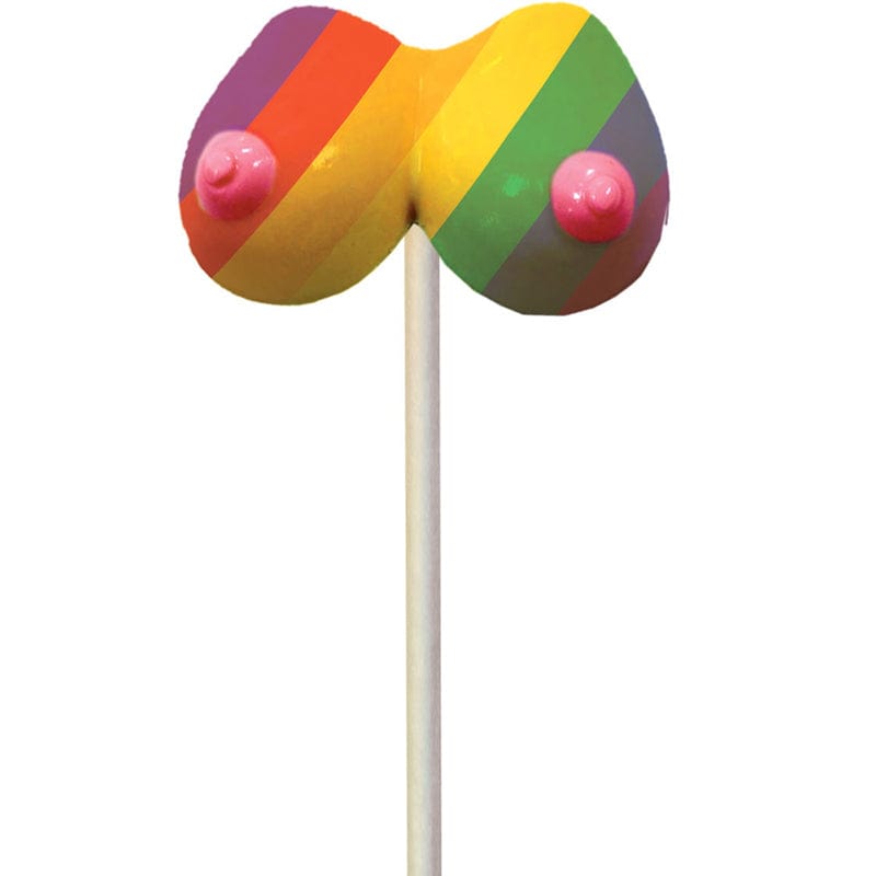Rainbow Boobie Candy Pop - Colorful Lollipops for Parties, Gifts & Fun - Perfect for Birthdays, Baby Showers & Celebrations