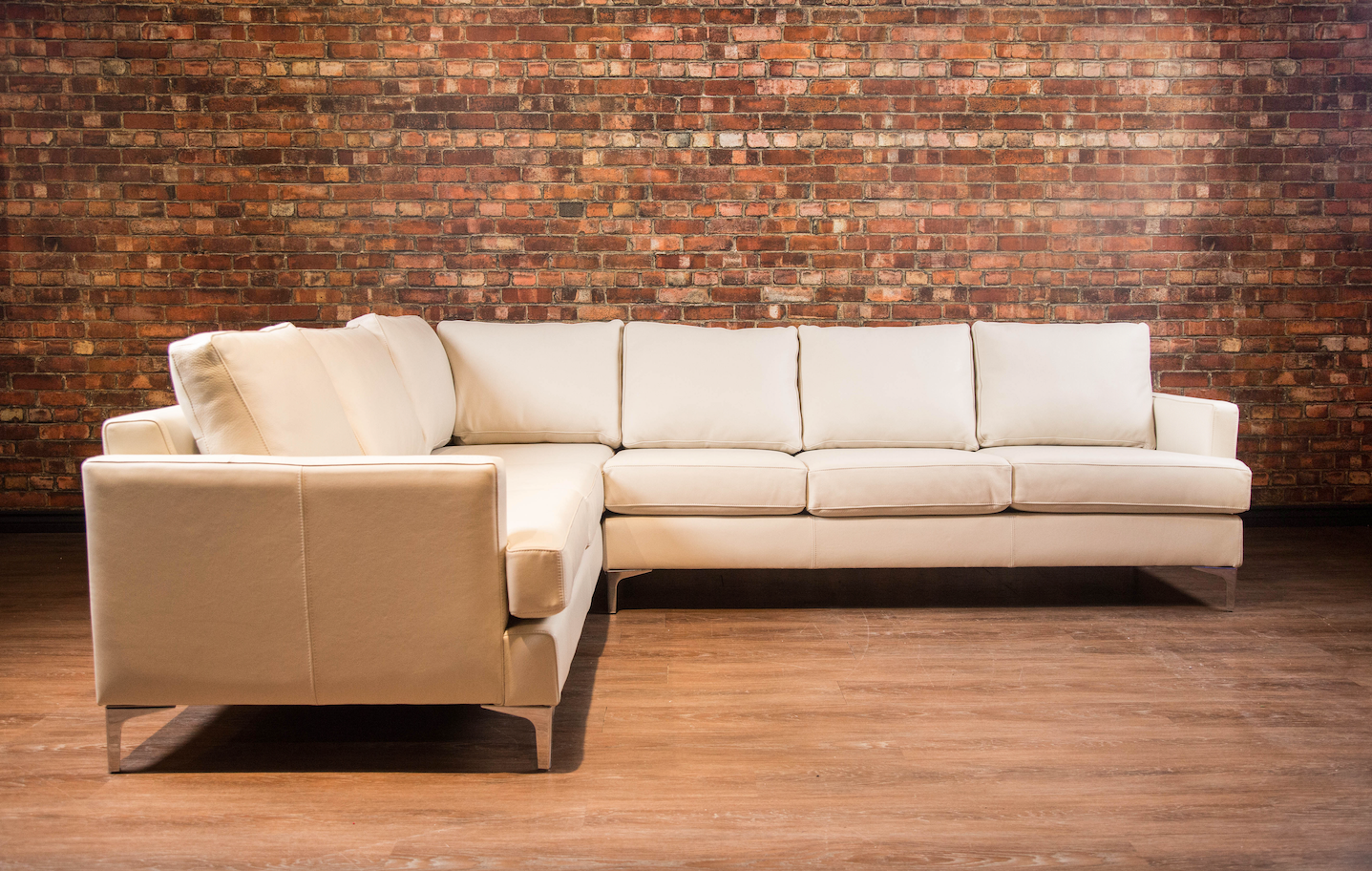 Luxury New York Leather Sectional Sofa RHF - Modern Reclining Home Theater Seating for Living Room & Family Room