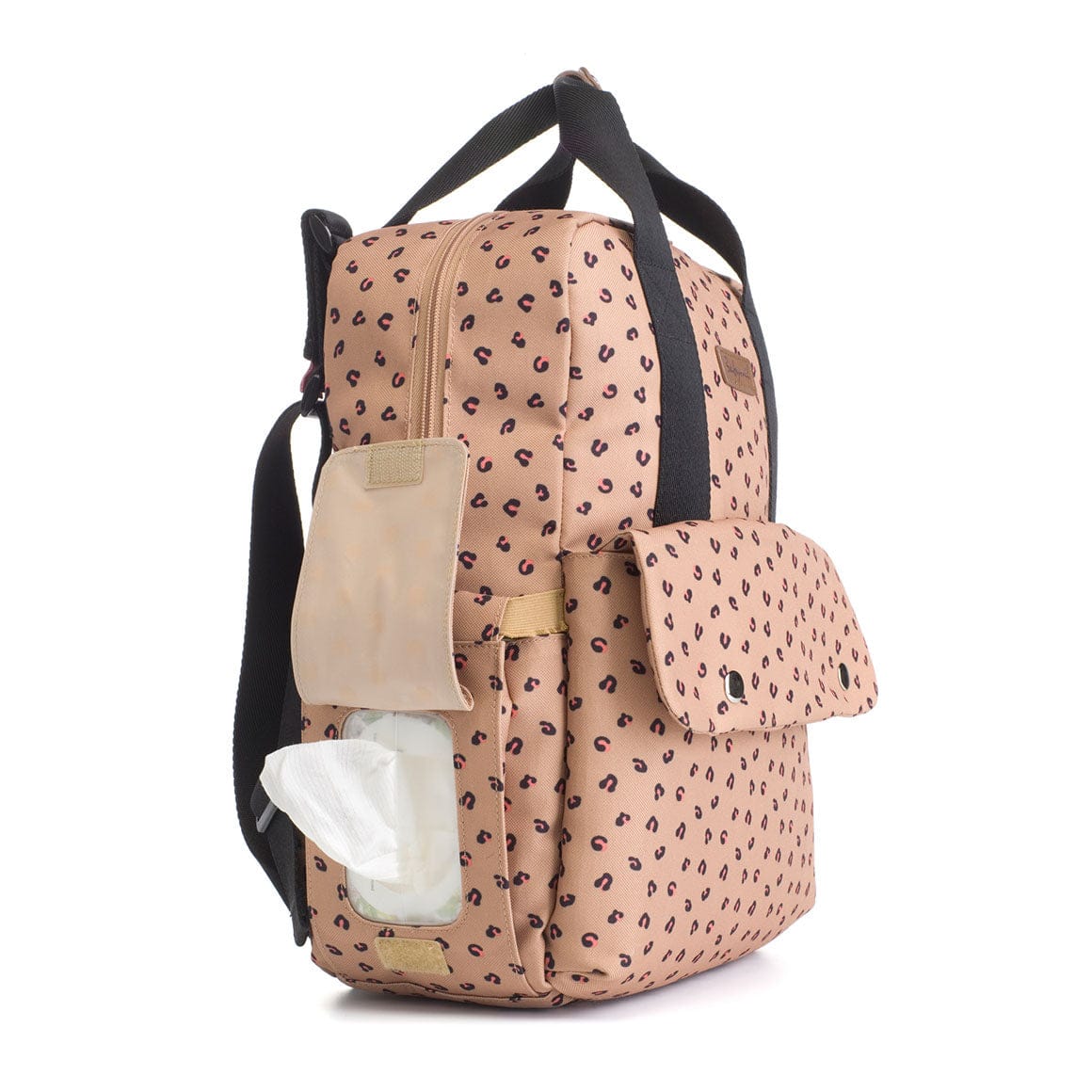 Babymel Georgi Eco-Friendly Vegan Leather Diaper Backpack - Stylish & Spacious Baby Bag for Moms, Perfect for Travel, Daycare & On-The-Go Parenting