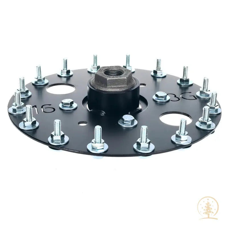 16 Peg Hook Head with Screw-On Tree Topper & Star Mount Adapter - Compatible with 1.5