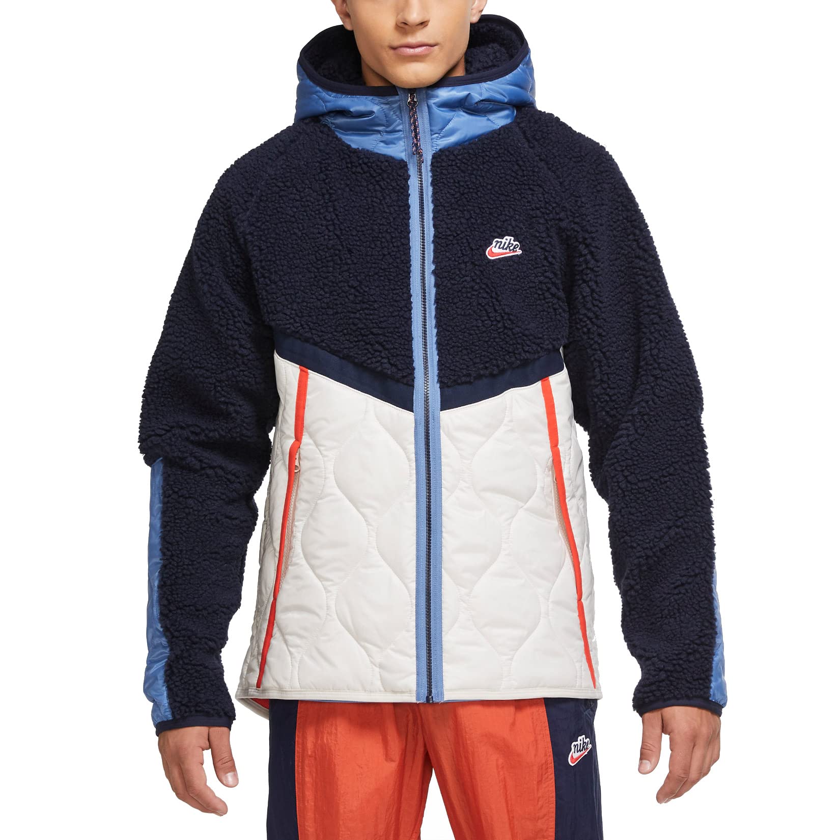 Nike Sportswear Heritage Men's Fleece Jacket - Warm & Comfortable Athletic Outerwear for Running, Hiking & Casual Wear