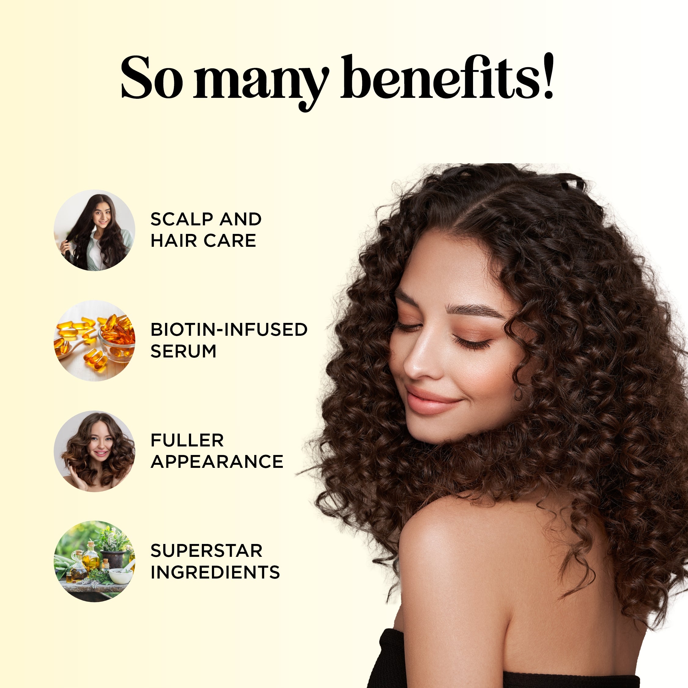 Best Hair Growth Serum for Thicker & Longer Hair - Natural & Organic Formula for Men & Women - Perfect for Daily Use & Styling