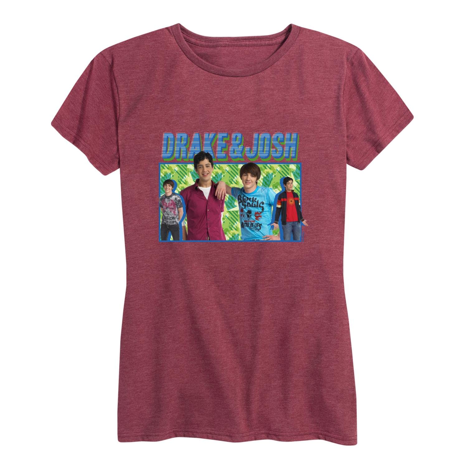 Drake and Josh Women's Short Sleeve Graphic T-Shirt | Vintage TV Show Tee | Casual Cotton Top for Fans | Perfect for Everyday Wear, Parties & Gifts
