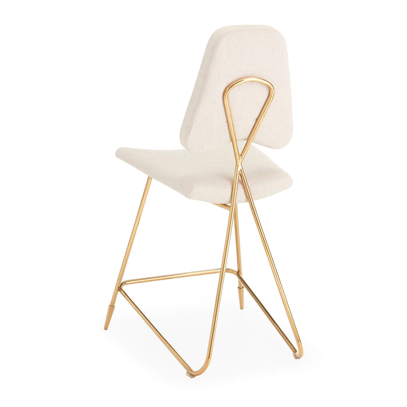 Premium Maxime Counter Stool Set of 2 - Modern Kitchen Island Bar Stools with Back Support - Perfect for Breakfast Nook, Home Bar & Dining Room Decor
