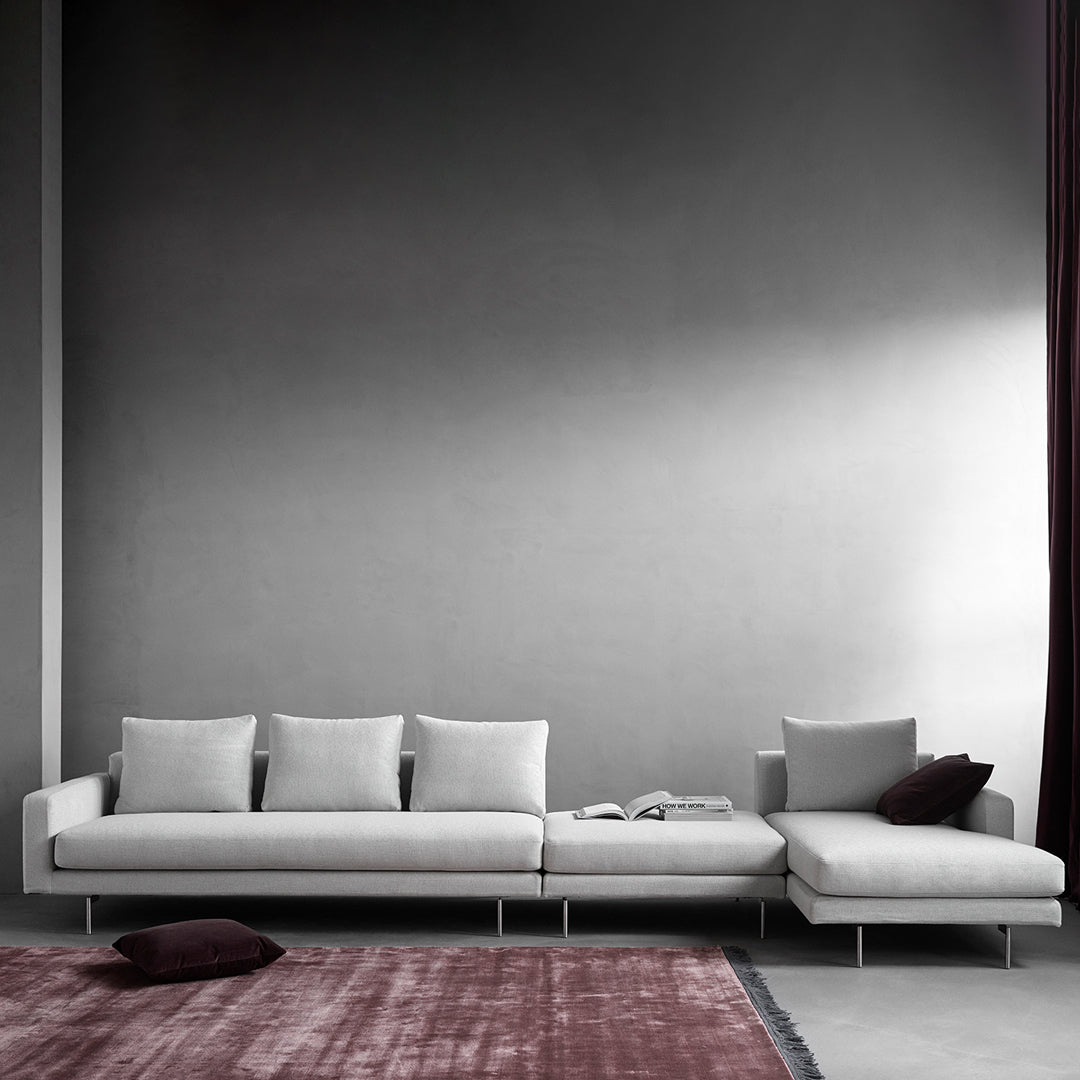 Modular Sofa Edge V2 - Customizable Sectional Couch with 33 & 38 Inch Modules for Living Room, Lounge & Home Theater Seating