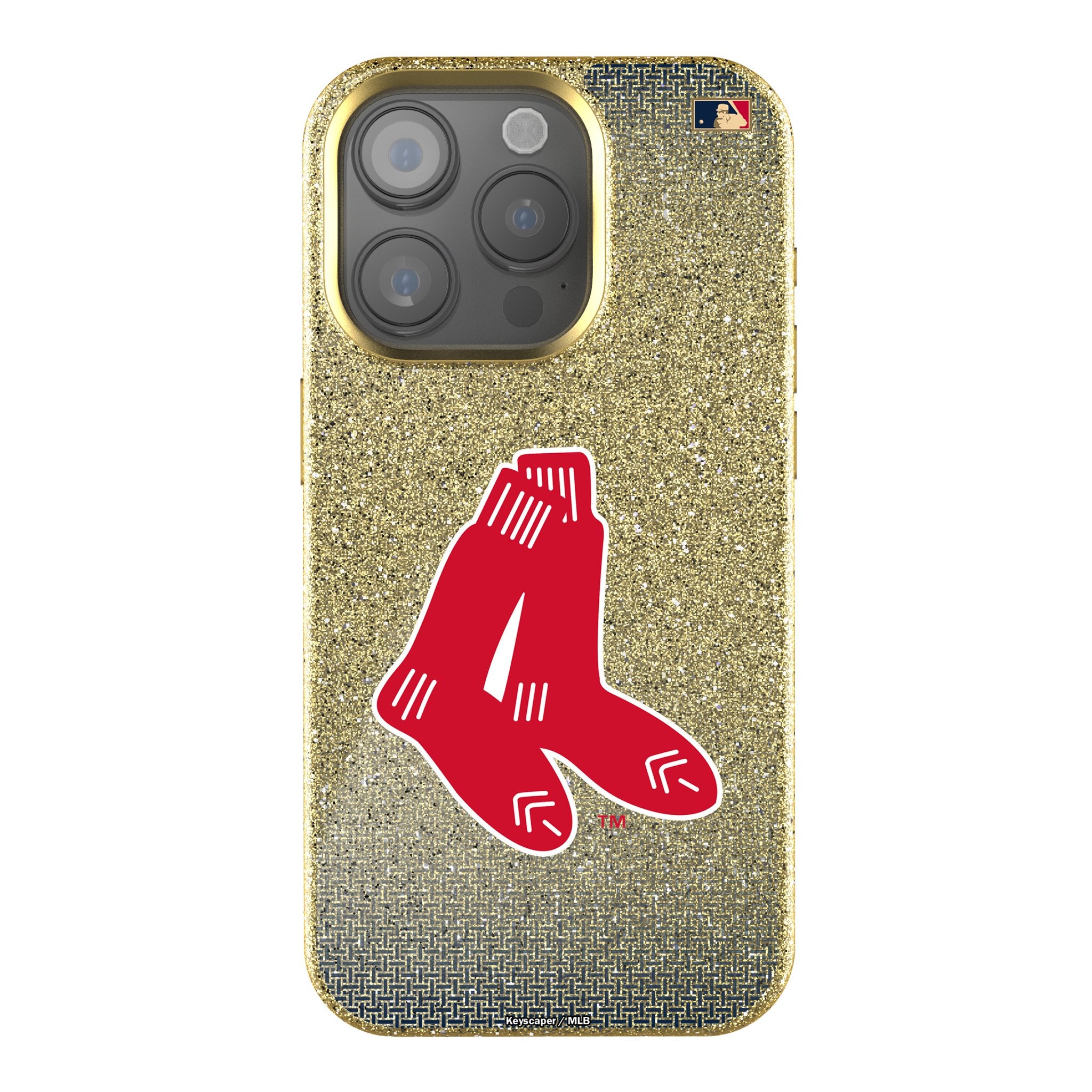 Vintage Boston Red Sox 1924-1960 Cooperstown Collection Linen Bling Phone Case for iPhone - Perfect for Baseball Fans & Game Day Accessories