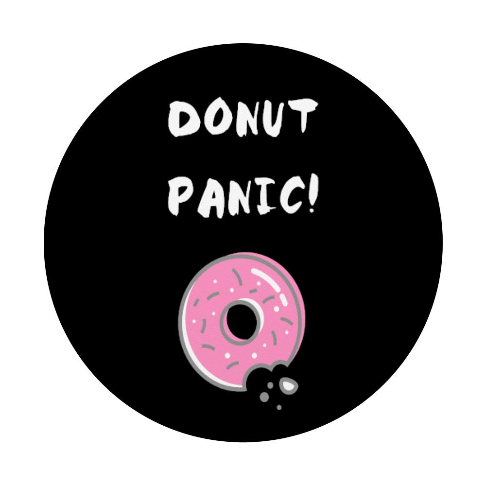 Cute Pink Donut Design PopSockets Phone Grip & Stand - Compatible with iPhone, Samsung & Tablets - Perfect for Gaming, Selfies & Daily Use